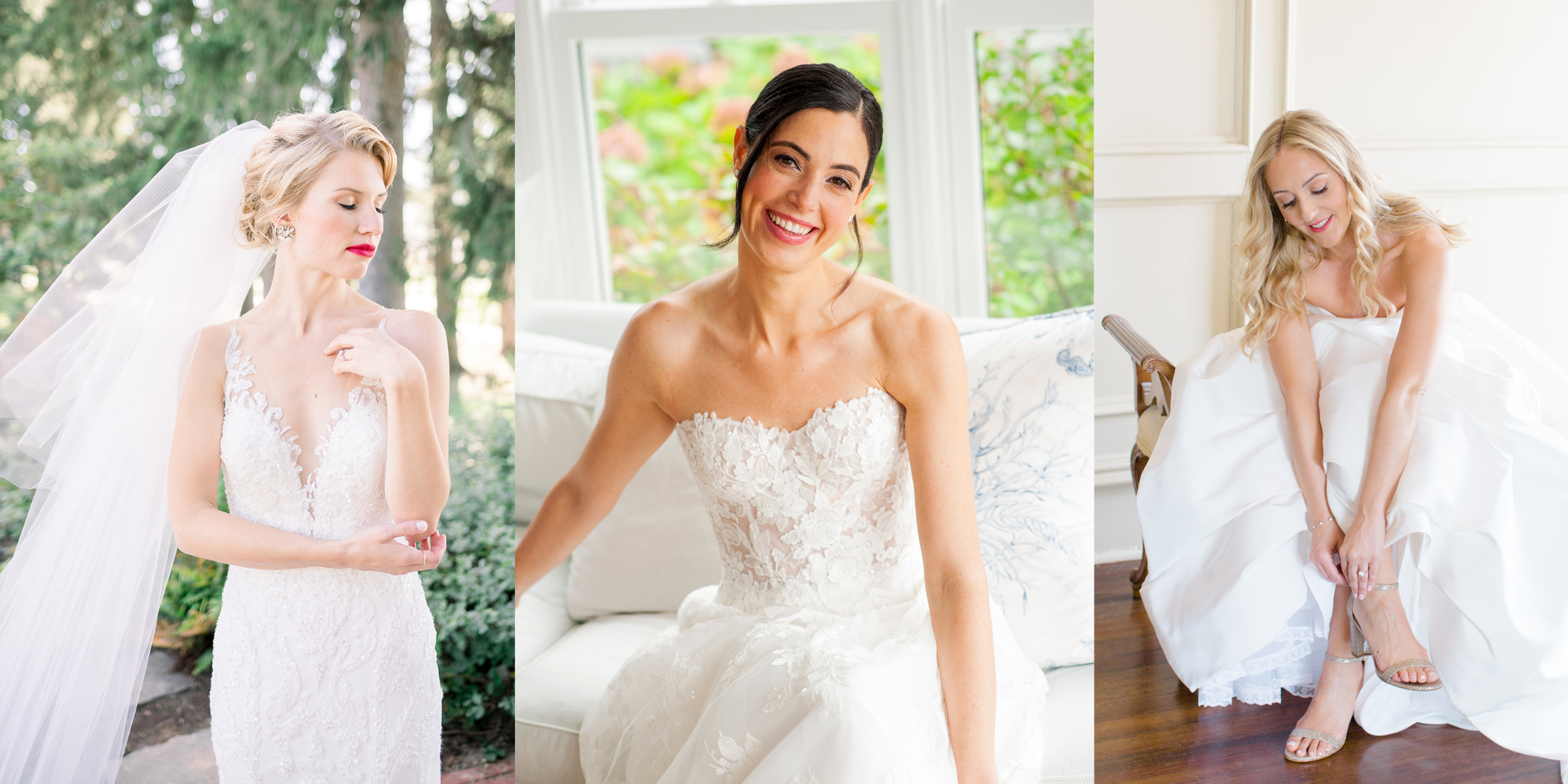 Natural wedding glam in new jersey. Bayhead Yacht Club, Pleasantdale Chateau, Hamilton Farm Golf Club, Fiddler's Elbow, Park Savoy