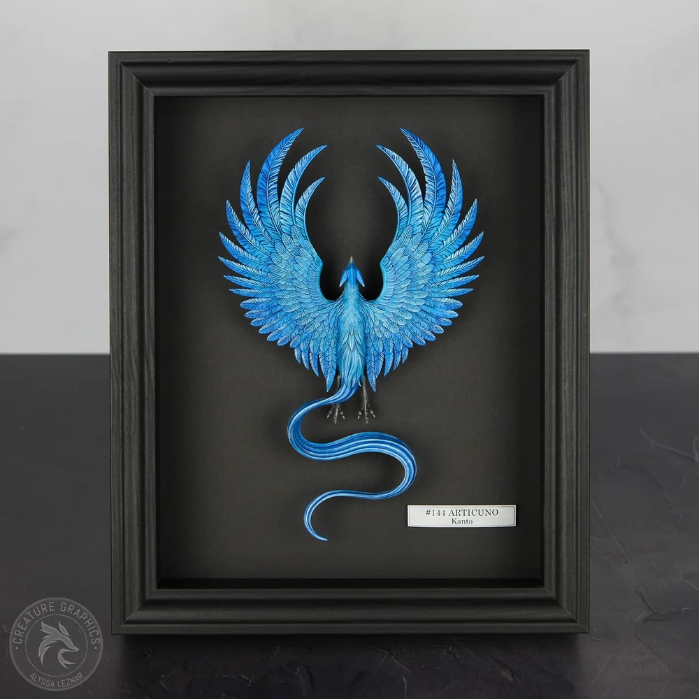 Legendary Pokemon Art: #144 Articuno — Creature Graphics by Alyssa Leznar, image size:1000x1000
