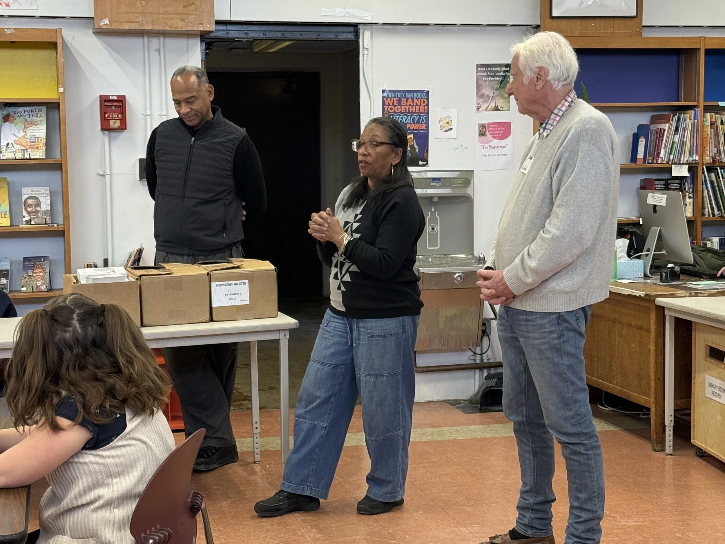 Volunteers at Houston Elementary