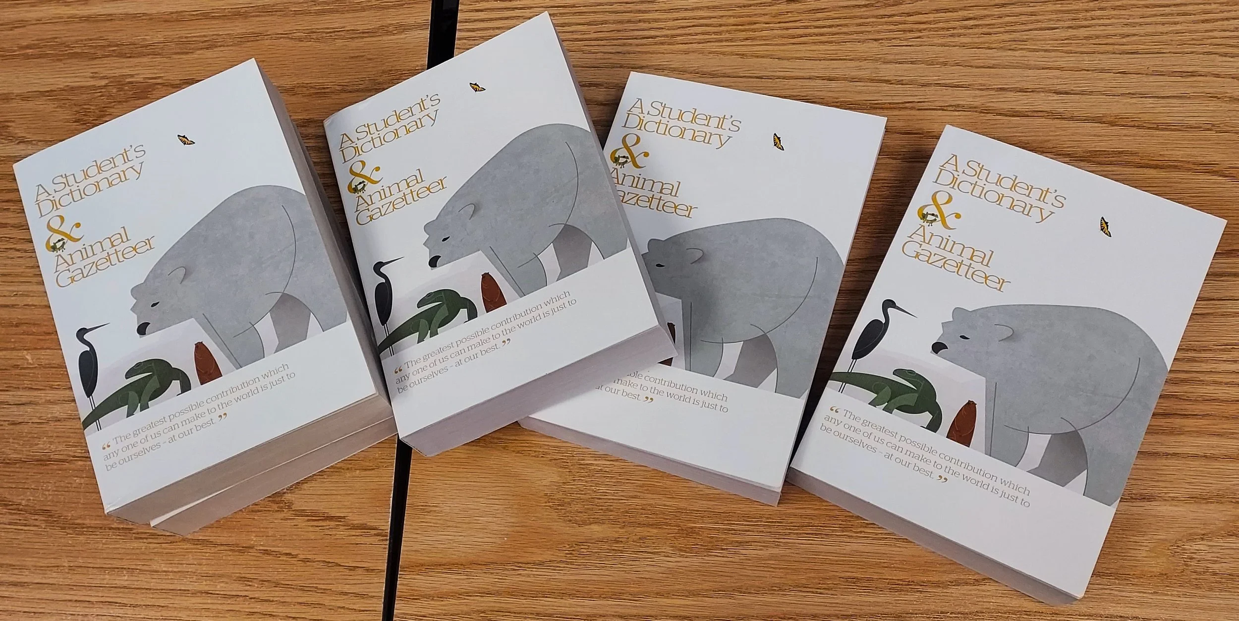   “A Student’s Dictionary &amp; Animal Gazetteer.”  