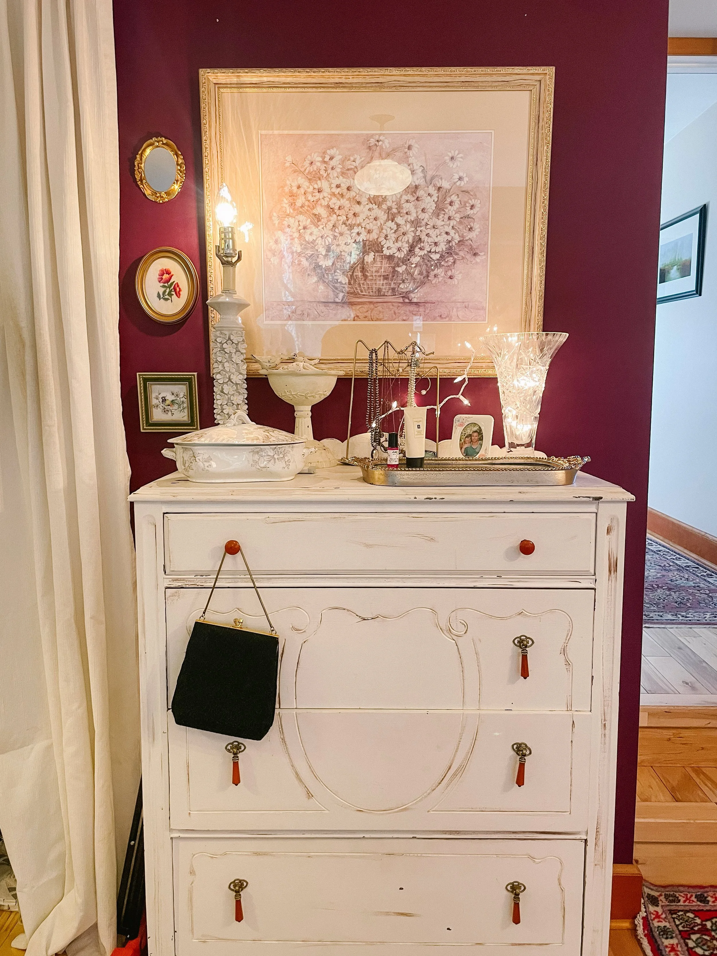 I almost never post photos of my own home or my clients' spaces, and I want to tell you exactly why.

It's not because the work isn't beautiful. It's because a beautiful room and a beautiful photo of a room are two completely different things, and I 