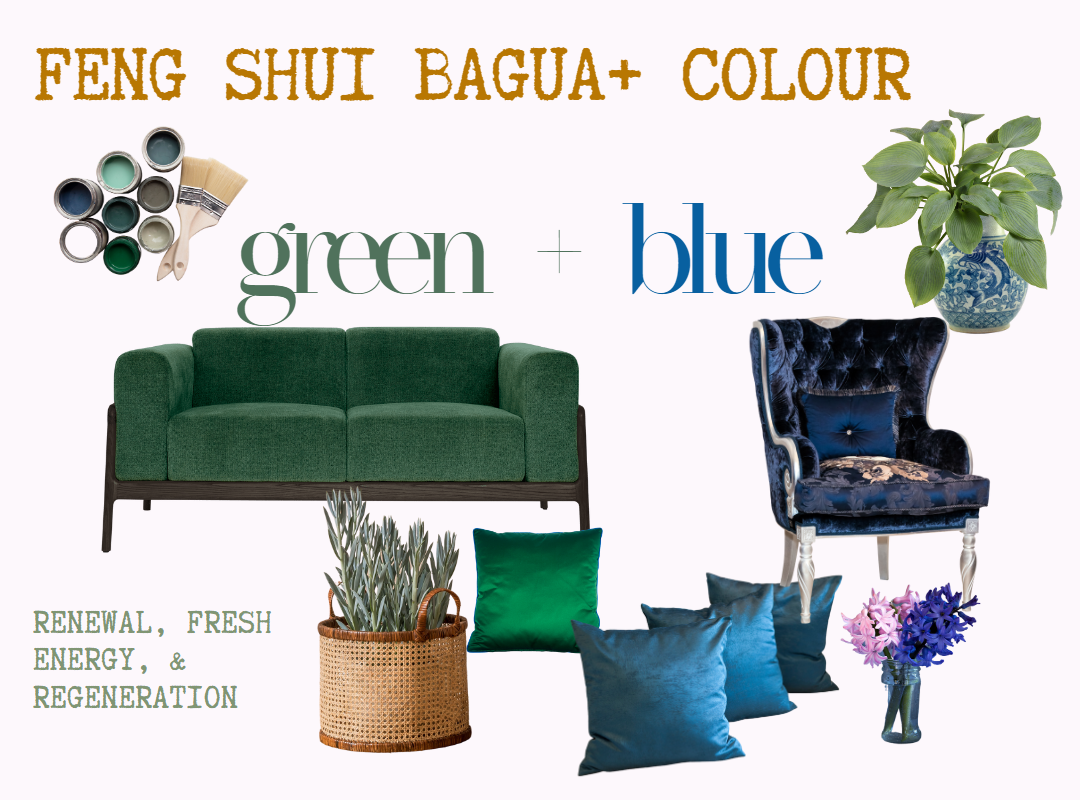 Decorating with Blue and Green, and what it means in Feng Shui ...