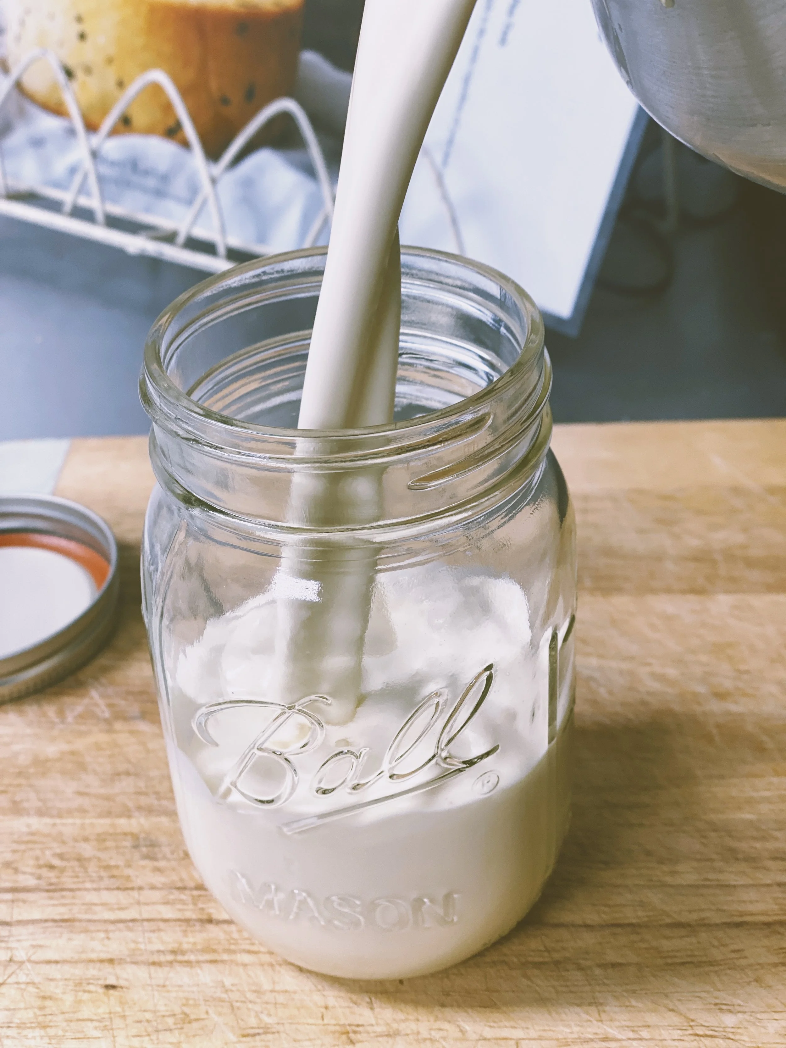 Unpasteurized raw cream (pint) — Mountain Cloud Creamery