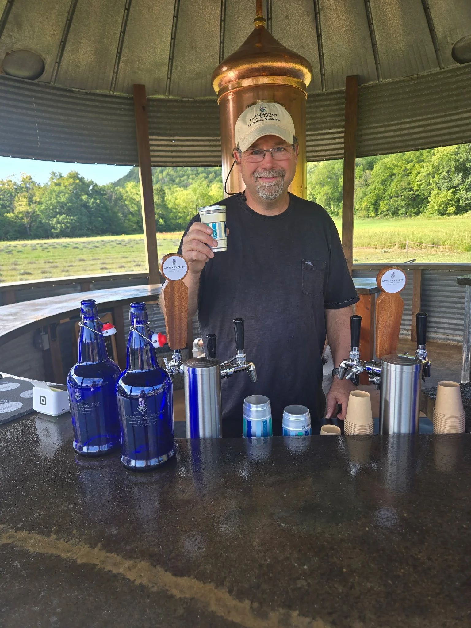 Randy at the Kombucha Bar