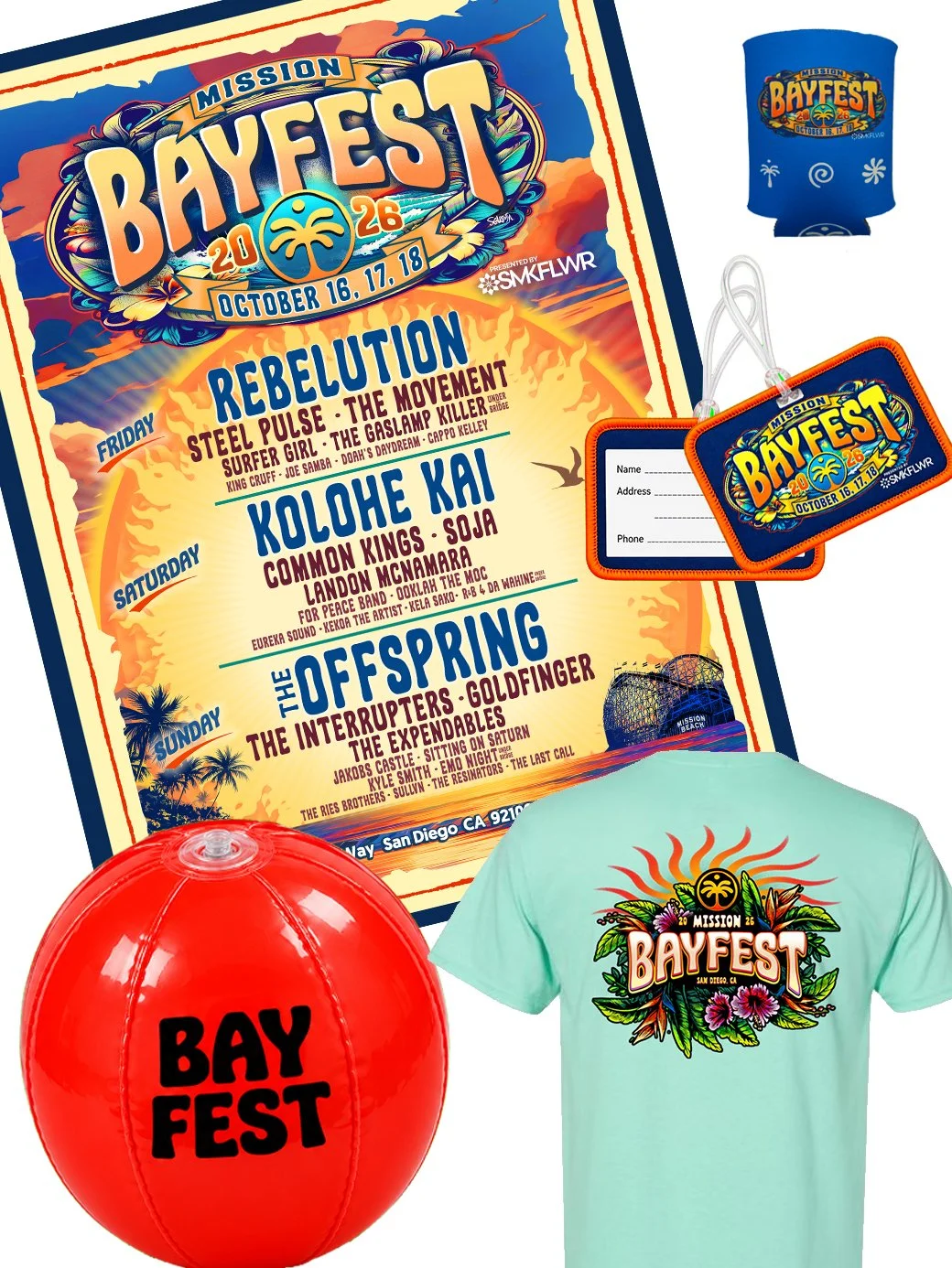 2026 Merch Bundle T-Shirt Mint