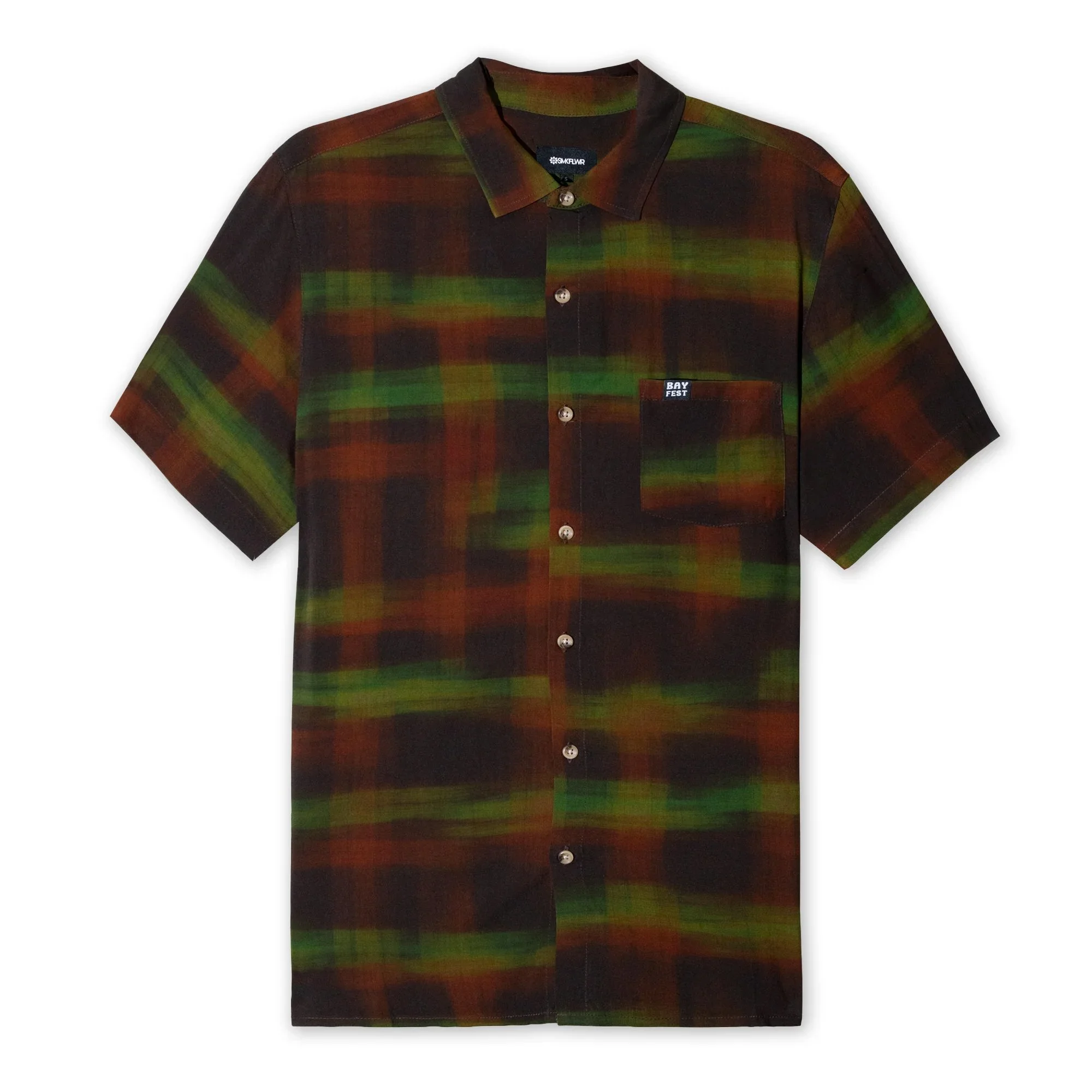 SMKFLWR Bayfest Dark Button Down
