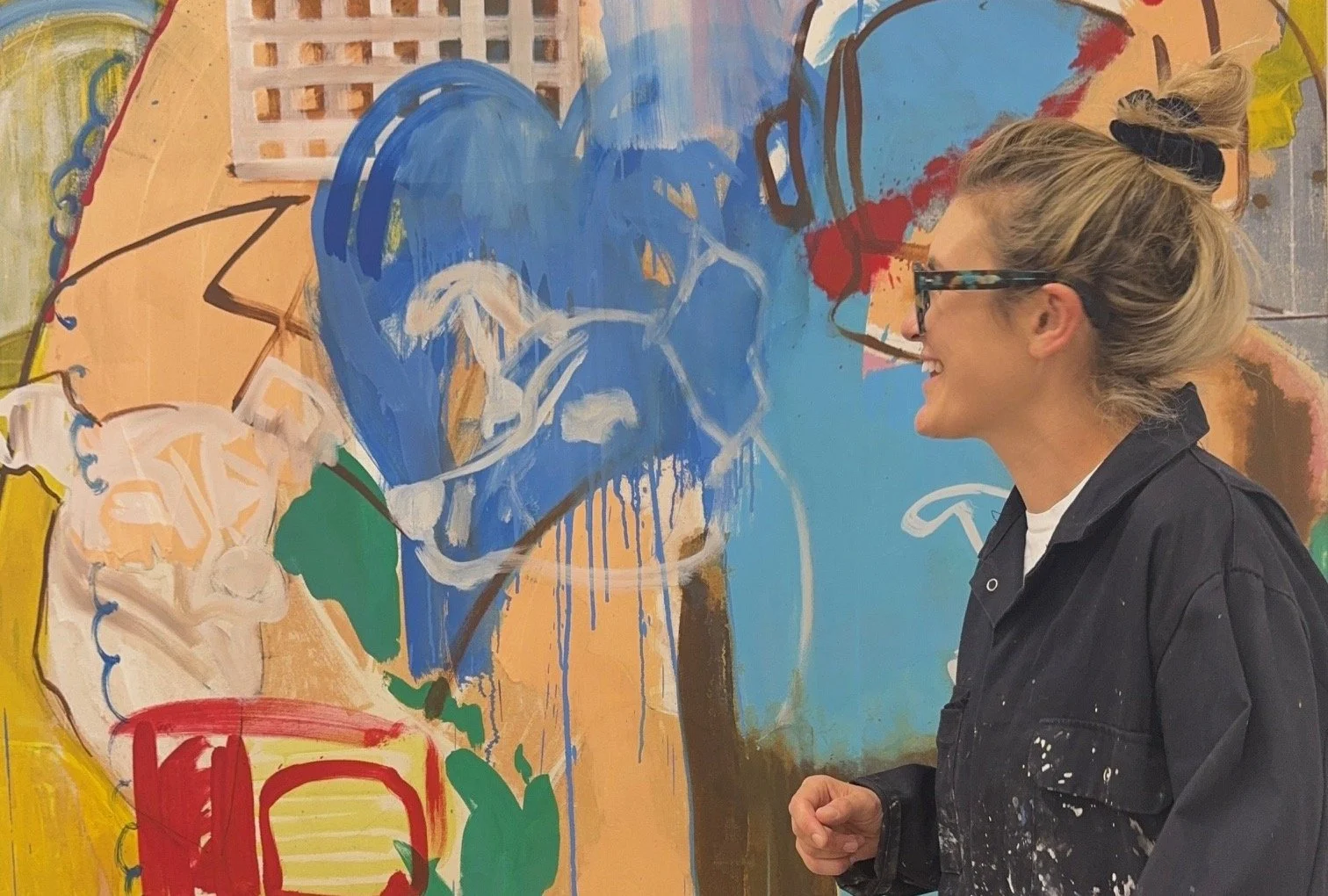 Katkin Pringle Artist in Studio