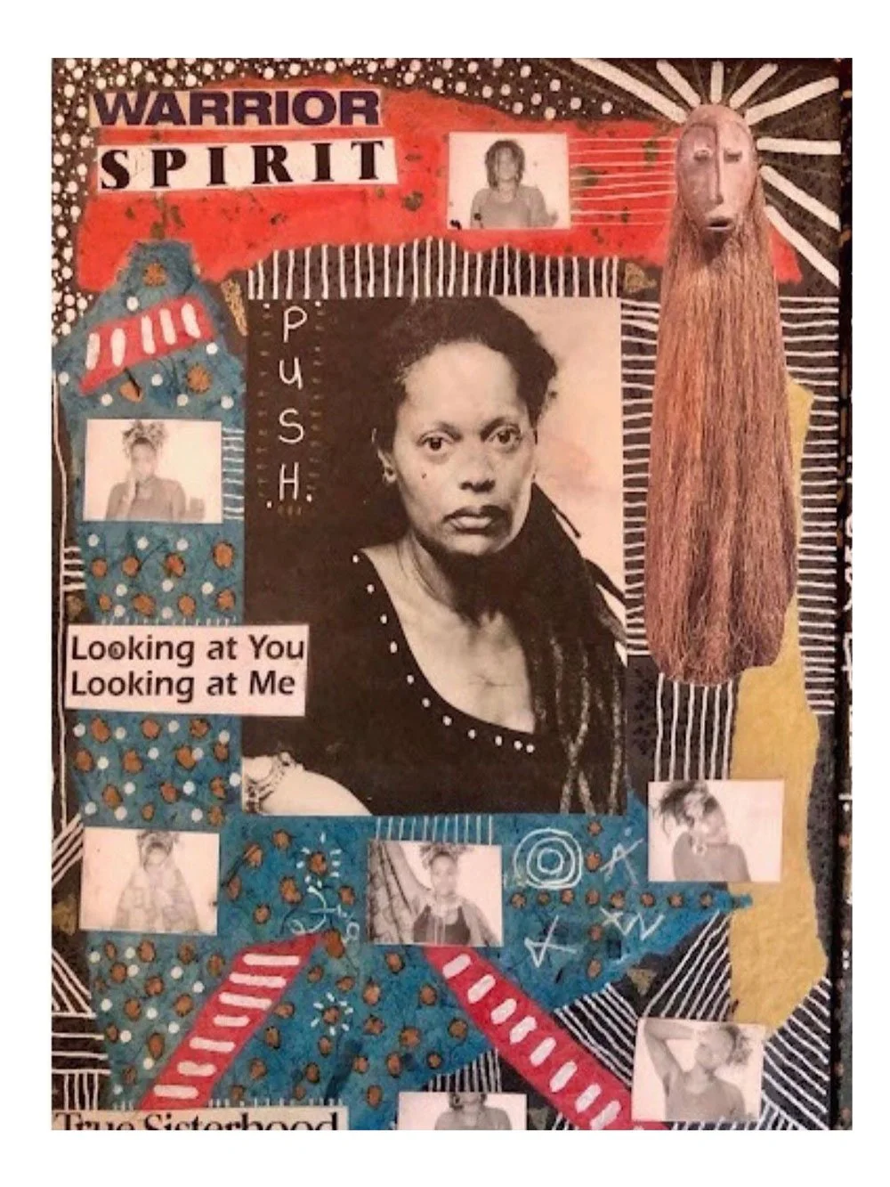 Hallelujah Warrior Spirit. 2011. 8" 1/2" x 11" Original Journal Cover. (back) $1,500.00 Unframed.