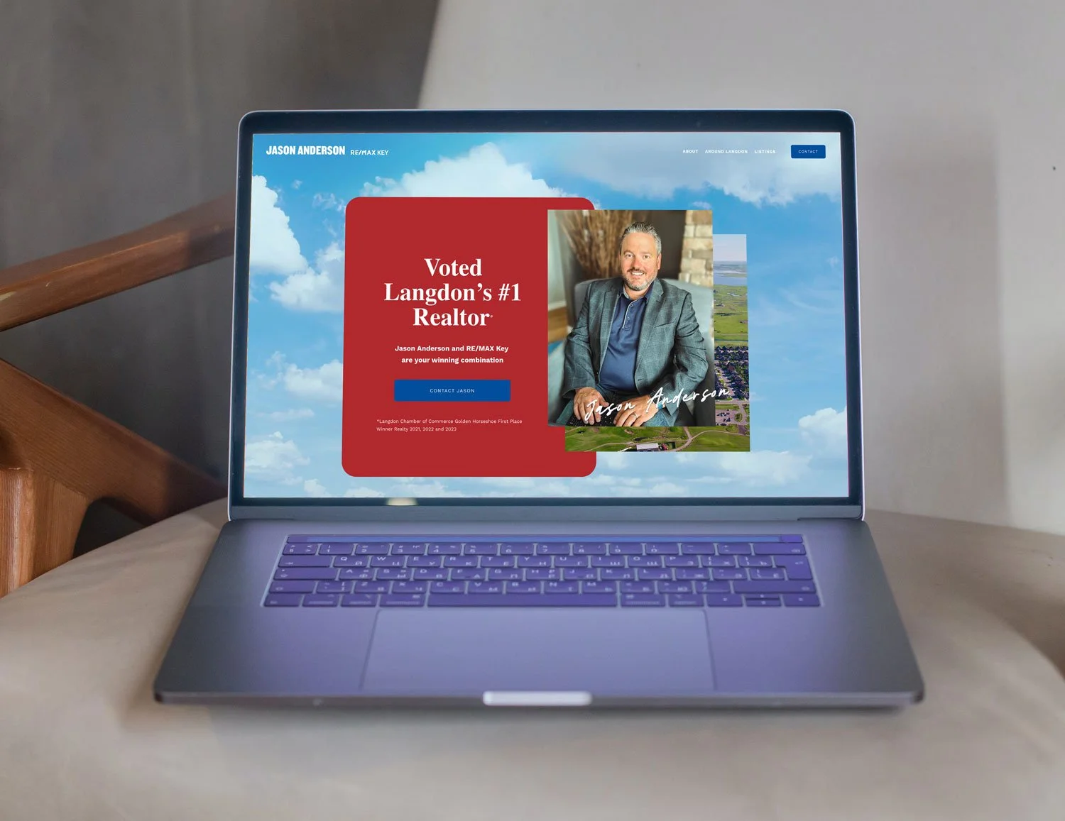 Jason Anderson - Langdon Realtor - website by Sprint Websites