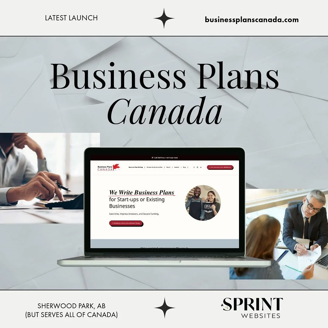 Thrilled to be working again with Business Plans Canada! There&rsquo;s nothing like collaborating with returning clients&mdash;each project flows effortlessly, and we build on a shared understanding of style and vision. 🚀
Business Plans Canada will 