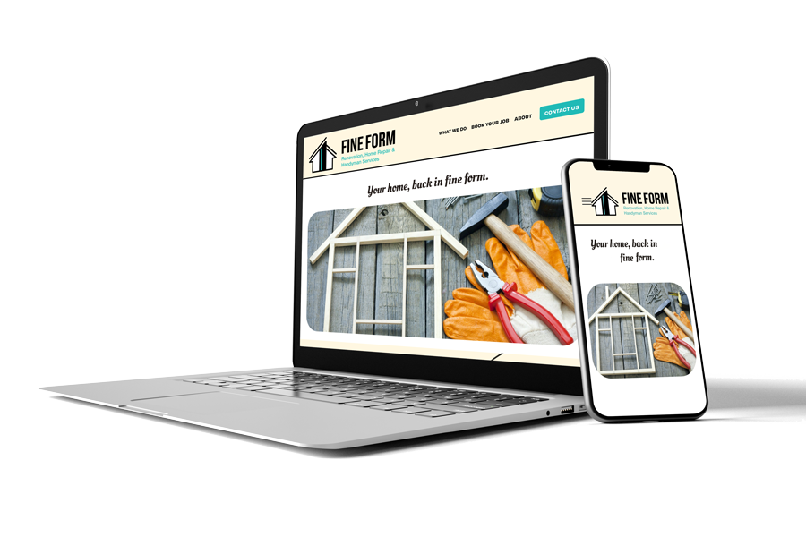Fine Form Renovations Website Design