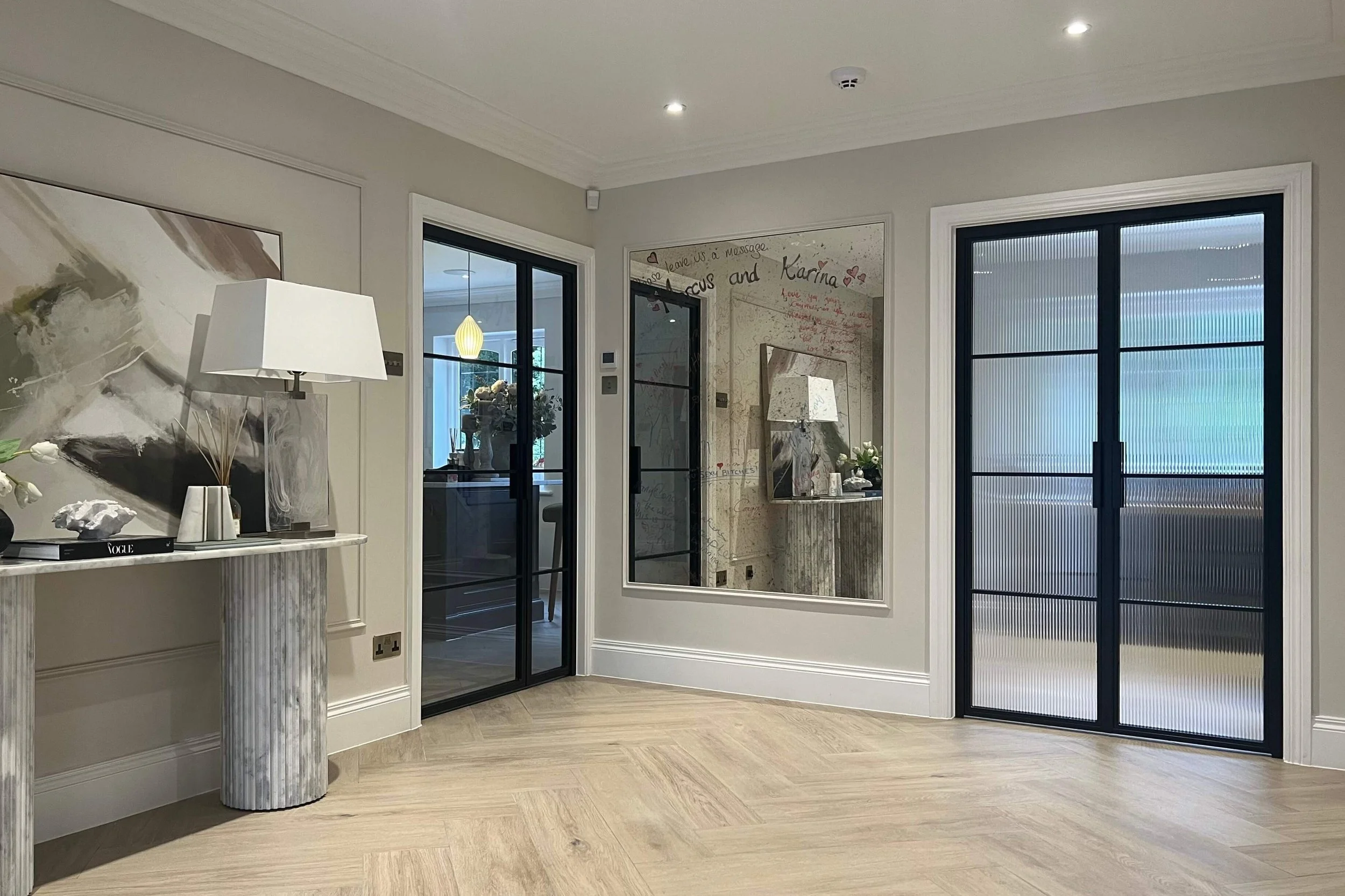 Choosing the Right Glass for Steel Framed Doors: Clear, Reeded, Frosted and More