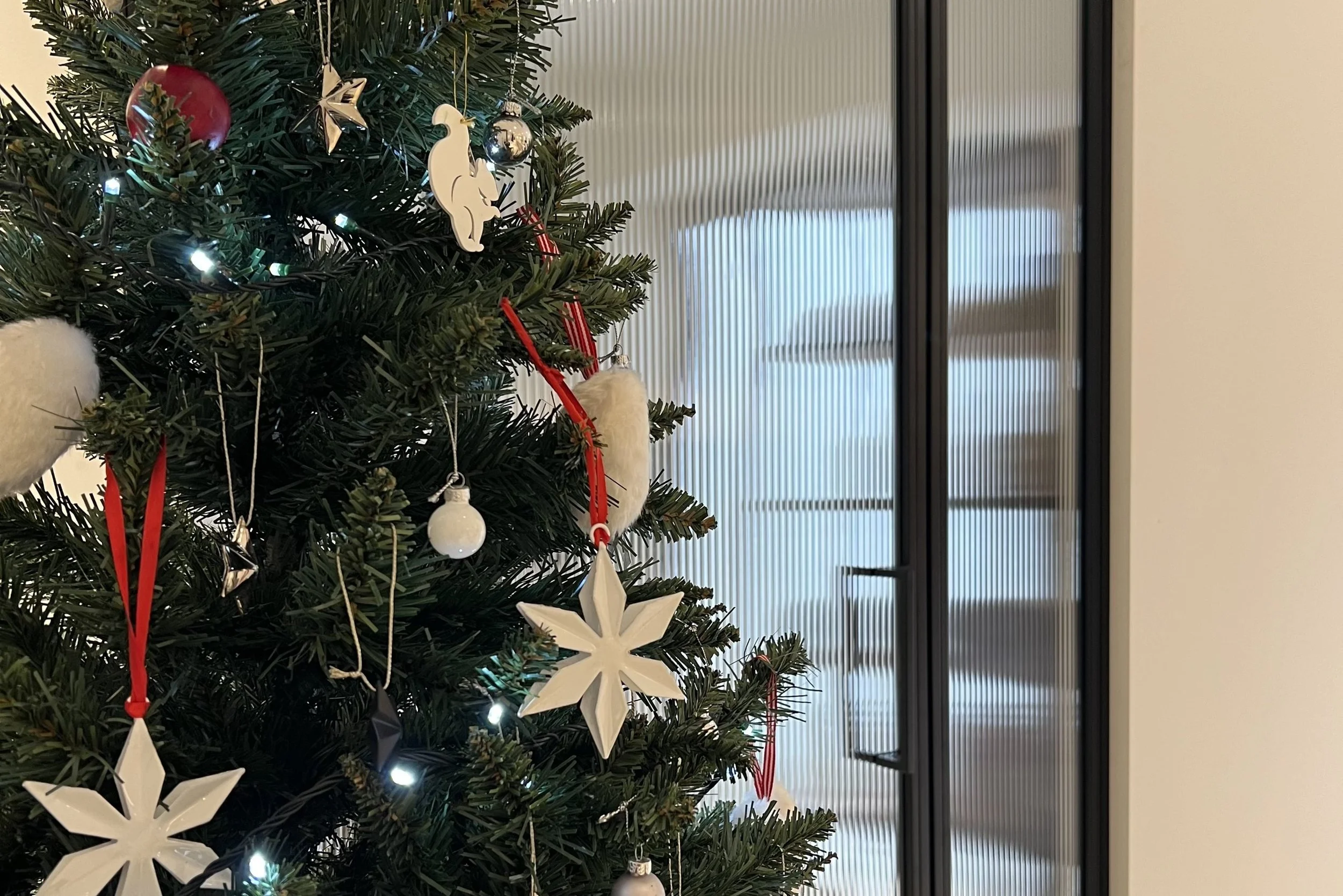 Steel doors connecting home during festive hosting