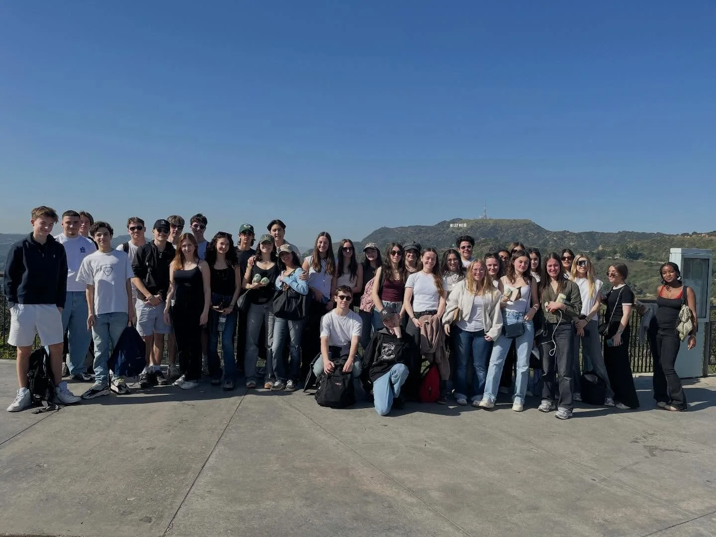 Can&rsquo;t miss Griffith!  What a view.  #goworld #culturalexchange #LA #France #Lyon