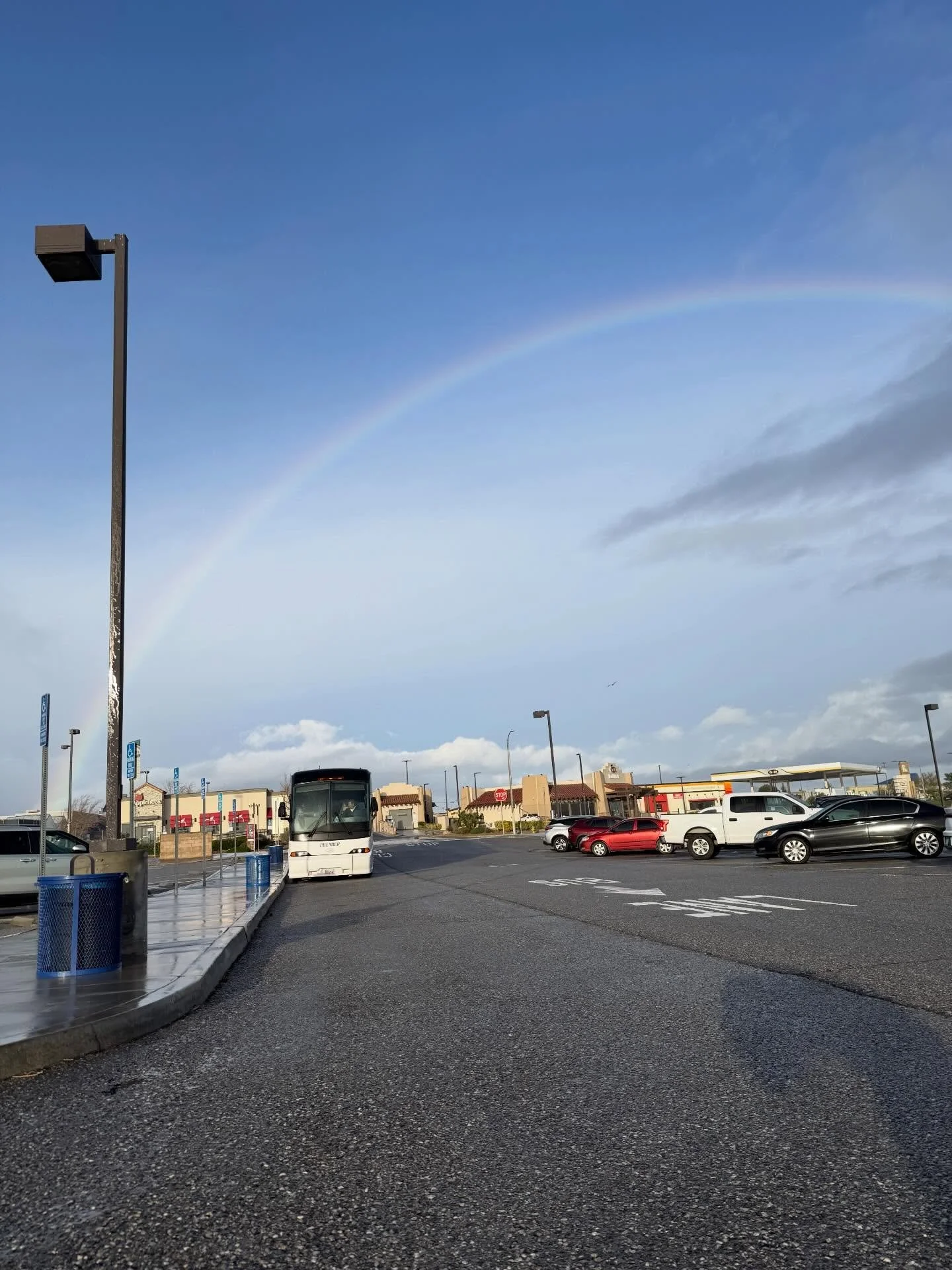 A rainbow to say goodbye to our friends from Lyon, France.  We will sure miss them.  Until next time!  #goworld #culturalexchange #france #socal #friendships