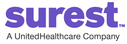 Surest insurance logo - in-network UnitedHealthcare employer health plan coverage