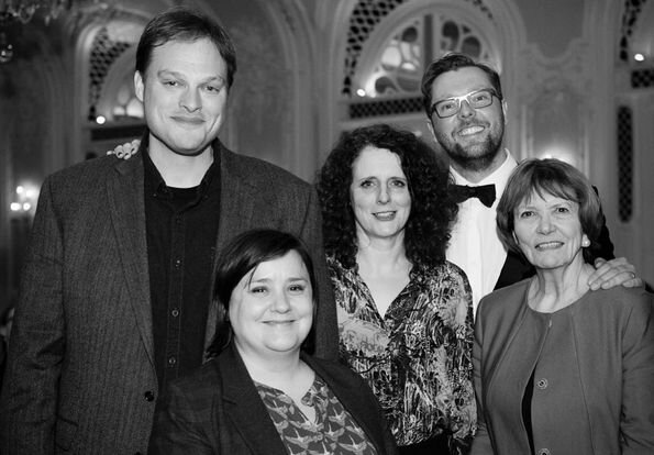 This photograph was taken at our first salon of 2016. It was an epic event! Drenched in literary history, we held the Salon in The Lancaster Ballroom at the @thesavoylondon .
.
We were regaled by the tear-inducing Susan Calman, the mighty (and tall a