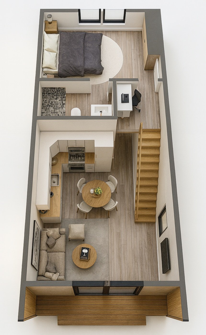 home, living space, house