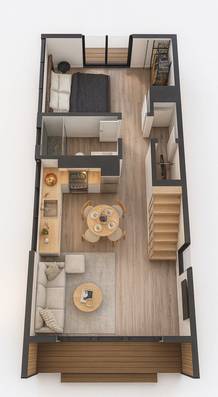 home, living space, house