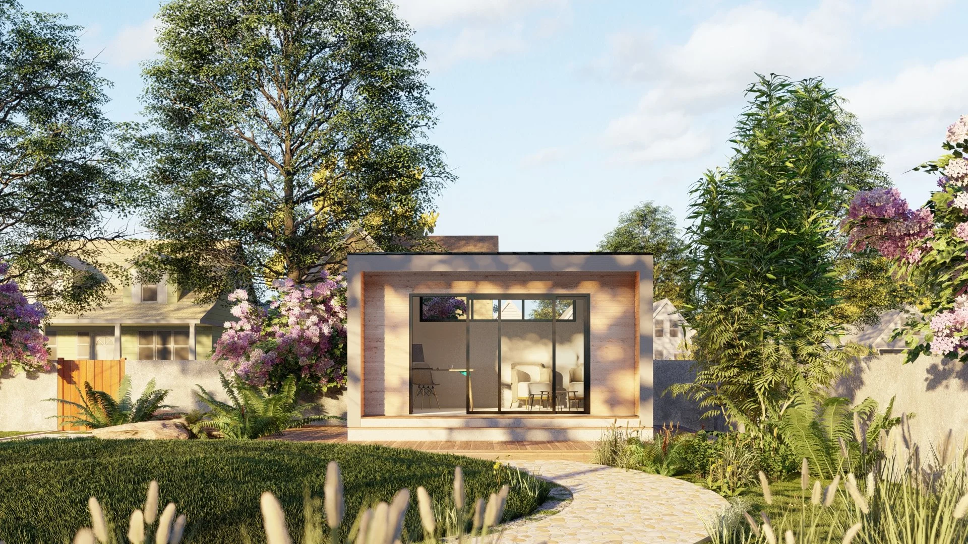 backyard pod for family