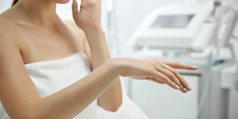 laser hair removal on the arms