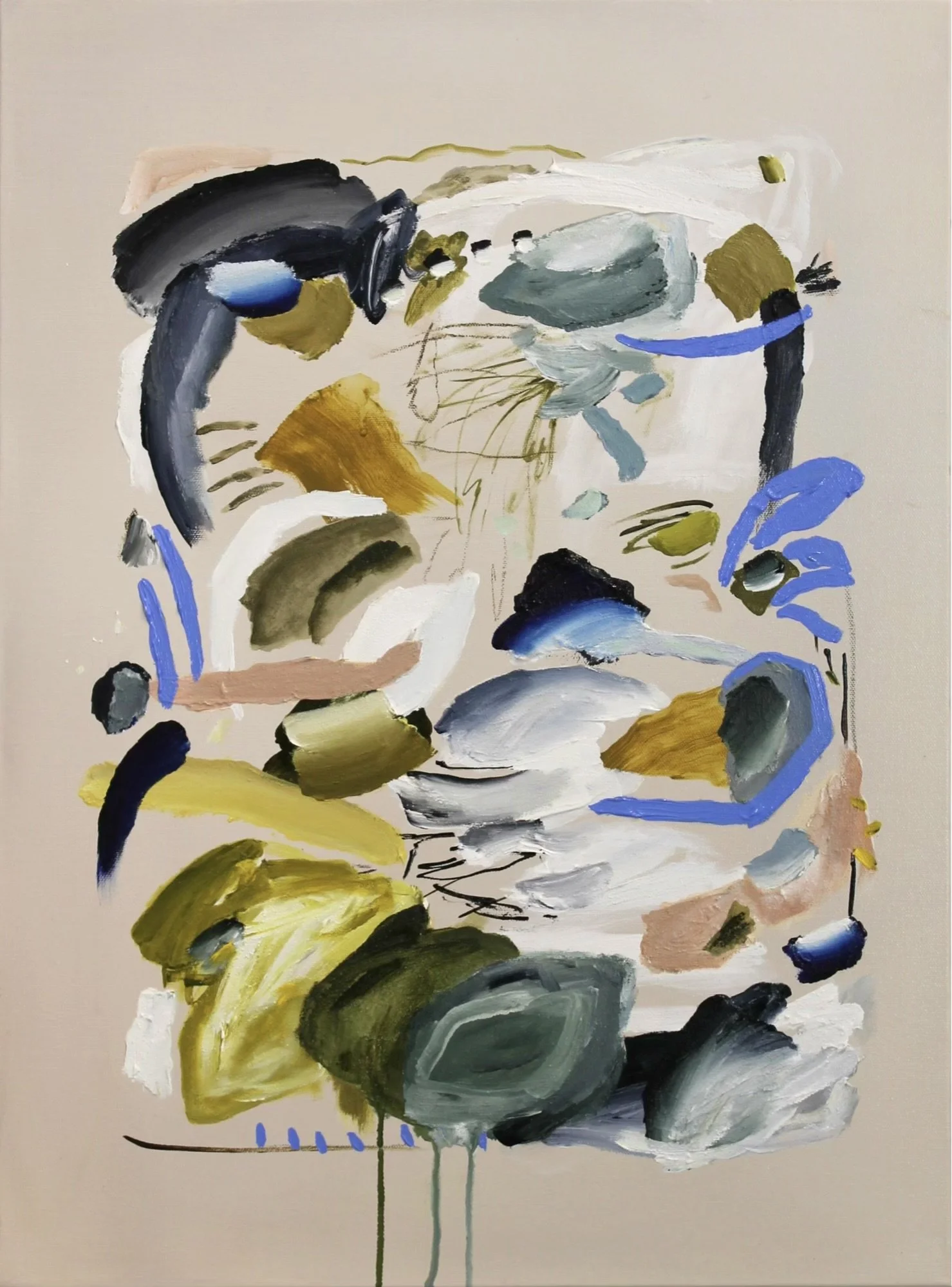 MORNING SHOWERS, 18x24 inches, acrylic on gallery wrapped canvas