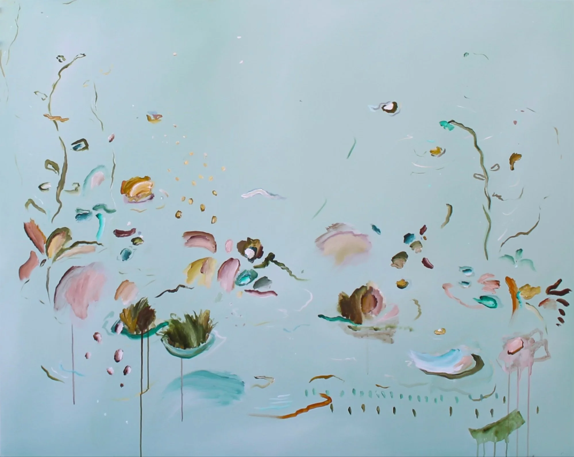 OASIS, 40x60 inches, acrylic on gallery wrapped canvas