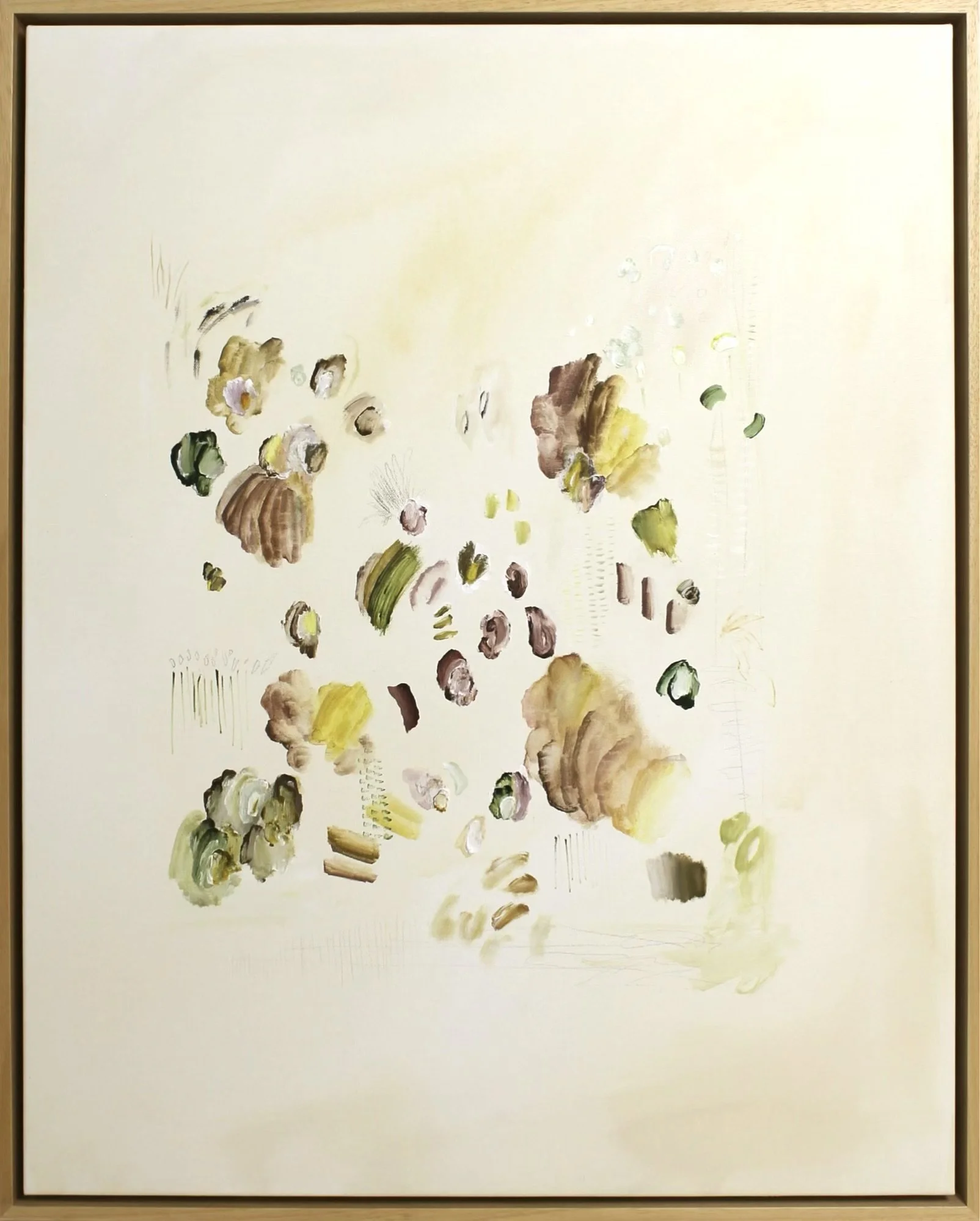 MURPHY, 24x30 inches; acrylic and pastel on gallery wrapped canvas