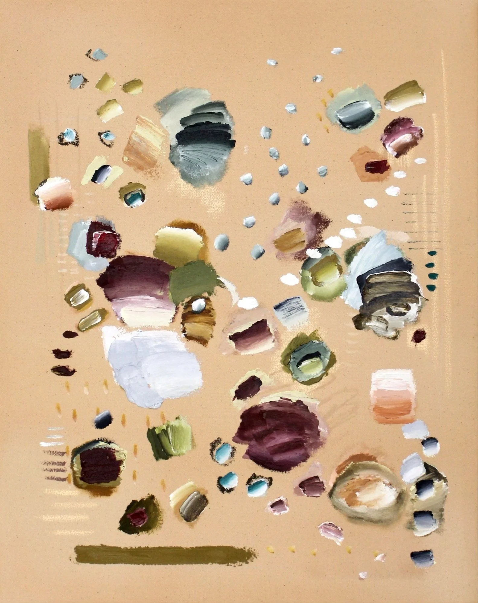 COLETTE, 16x20 inches, acrylic and pastel on canvas