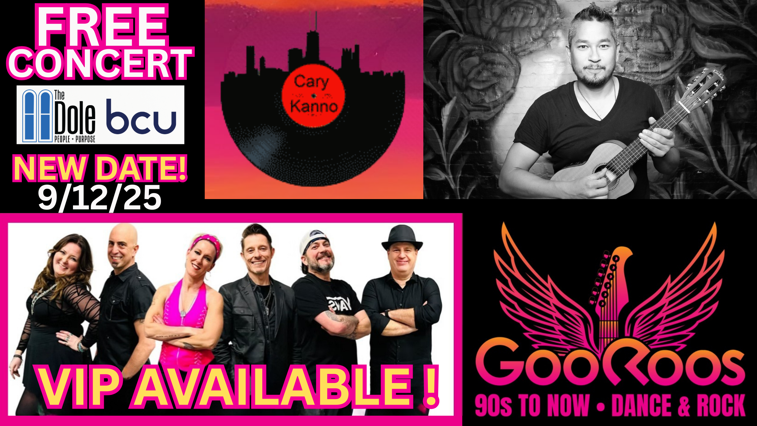 FREE Summer Concert- on the Lawn- New Rain Date! GOOROOS & Cary Kanno ...