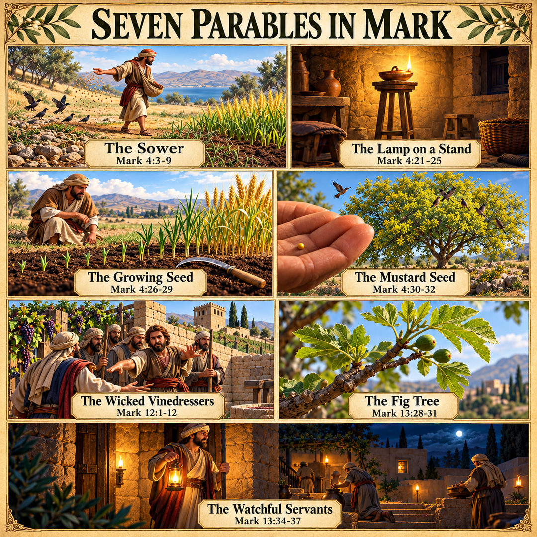Seven Parables in Mark 