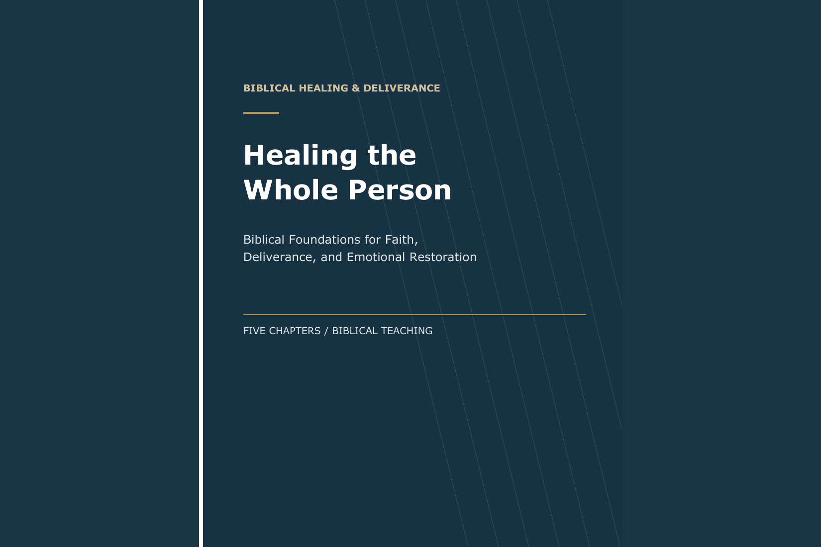 Healing the Whole Person