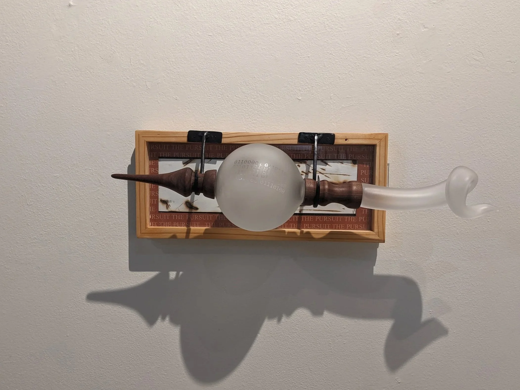 Binary Junction 3 | Glass, Wood, Mat Board, and Steel | 2024