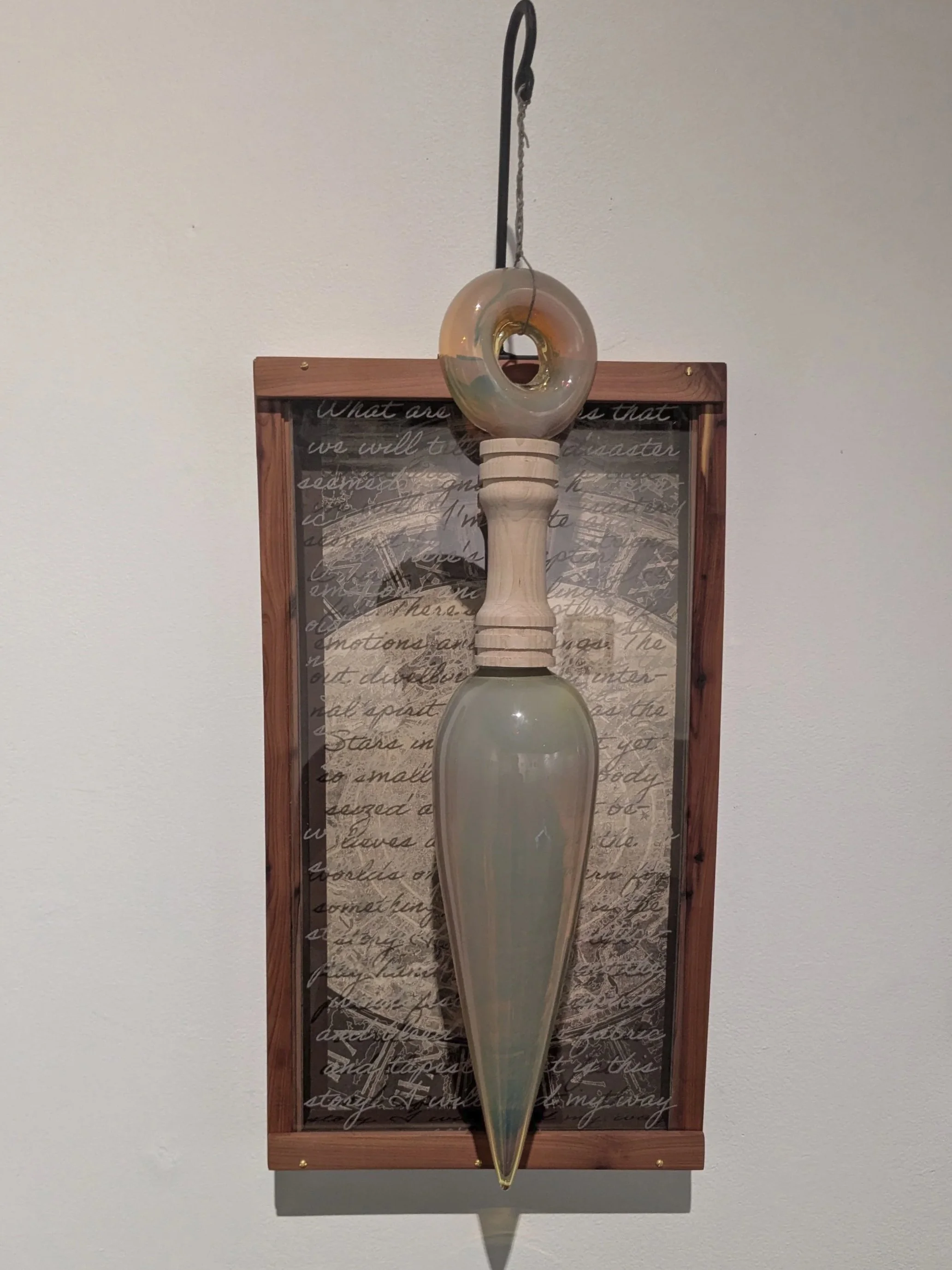 The Wait | Glass, Wood, Steel, and Mat Board | 2026