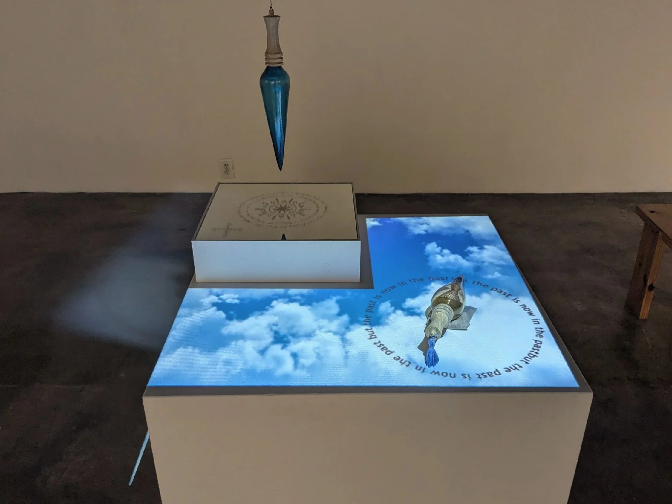 This Moment | Glass, Wood, Digital Projection, and Fabric | 2026