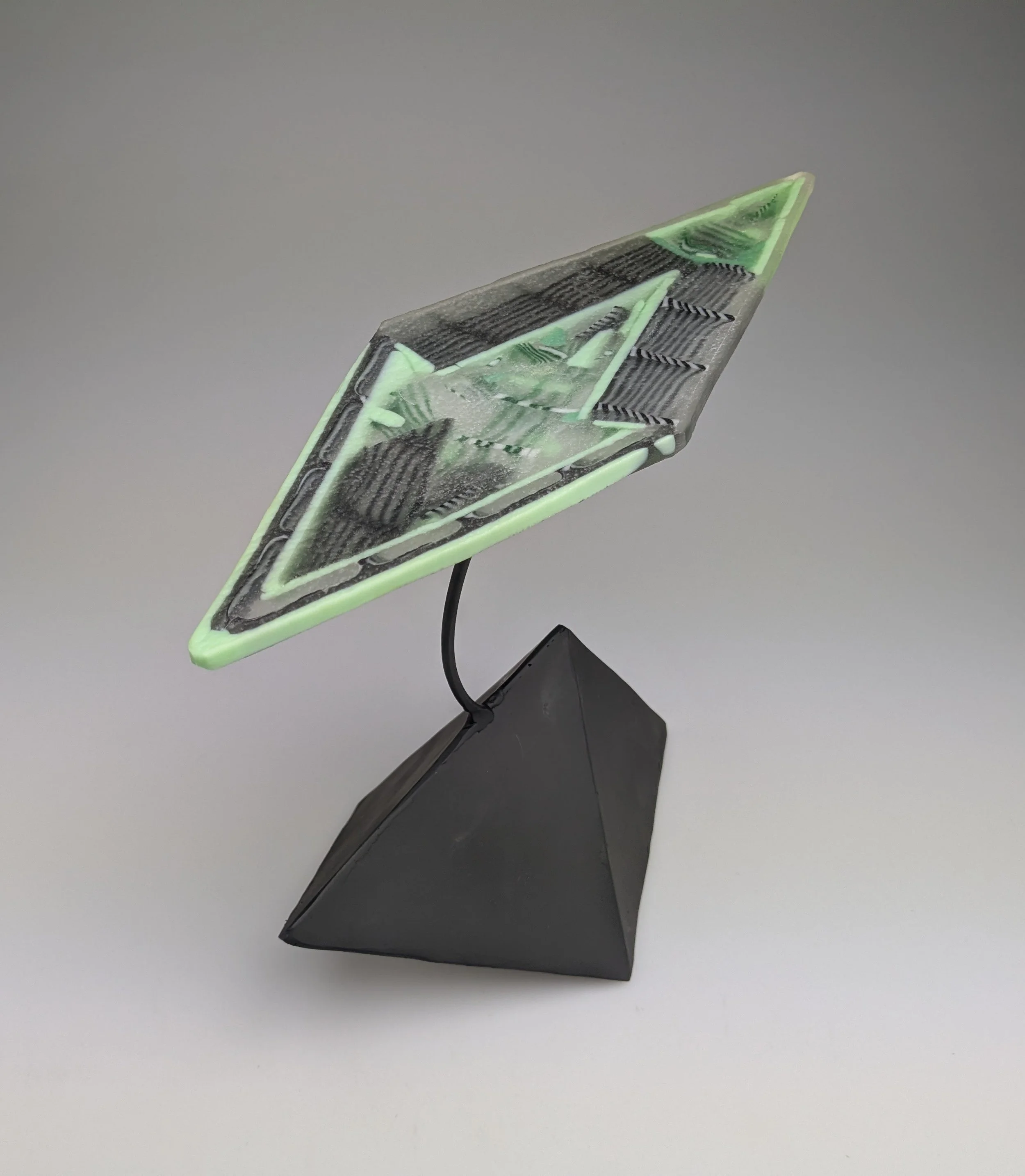 Vertext Point 2 or Rest | Glass and Steel | 2025
