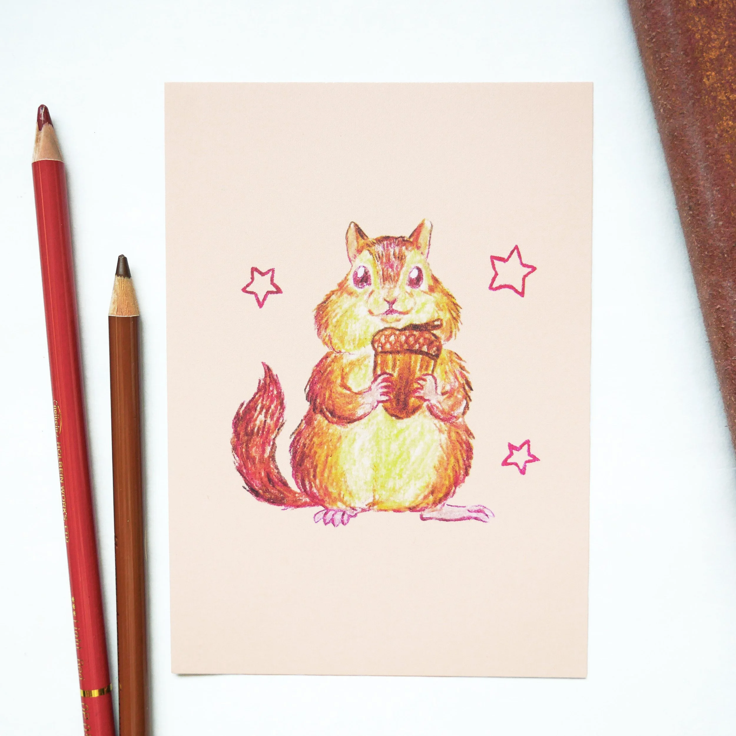 "Chipmunk" postcard