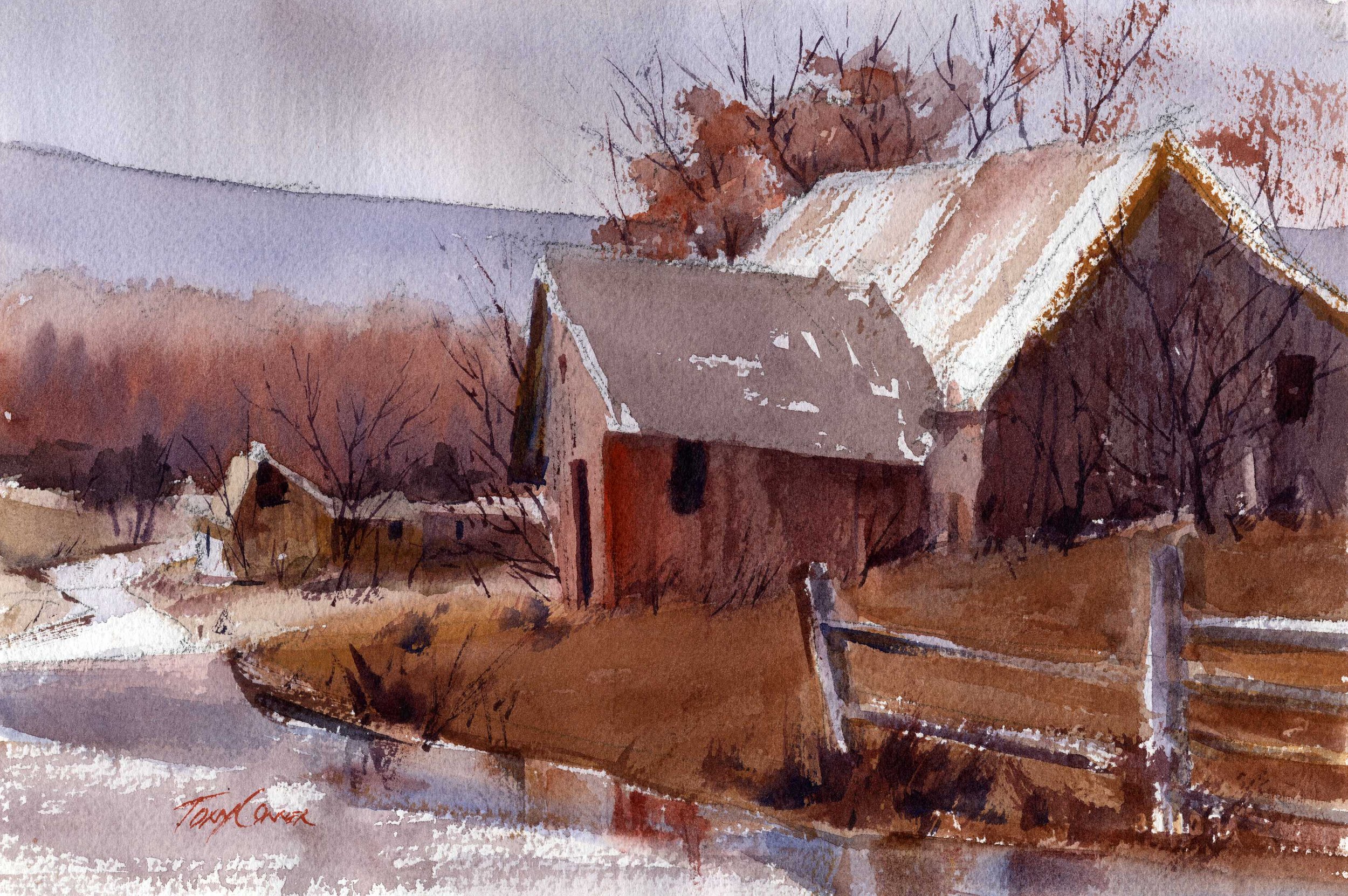 Win This Original Watercolor Landscape Painting