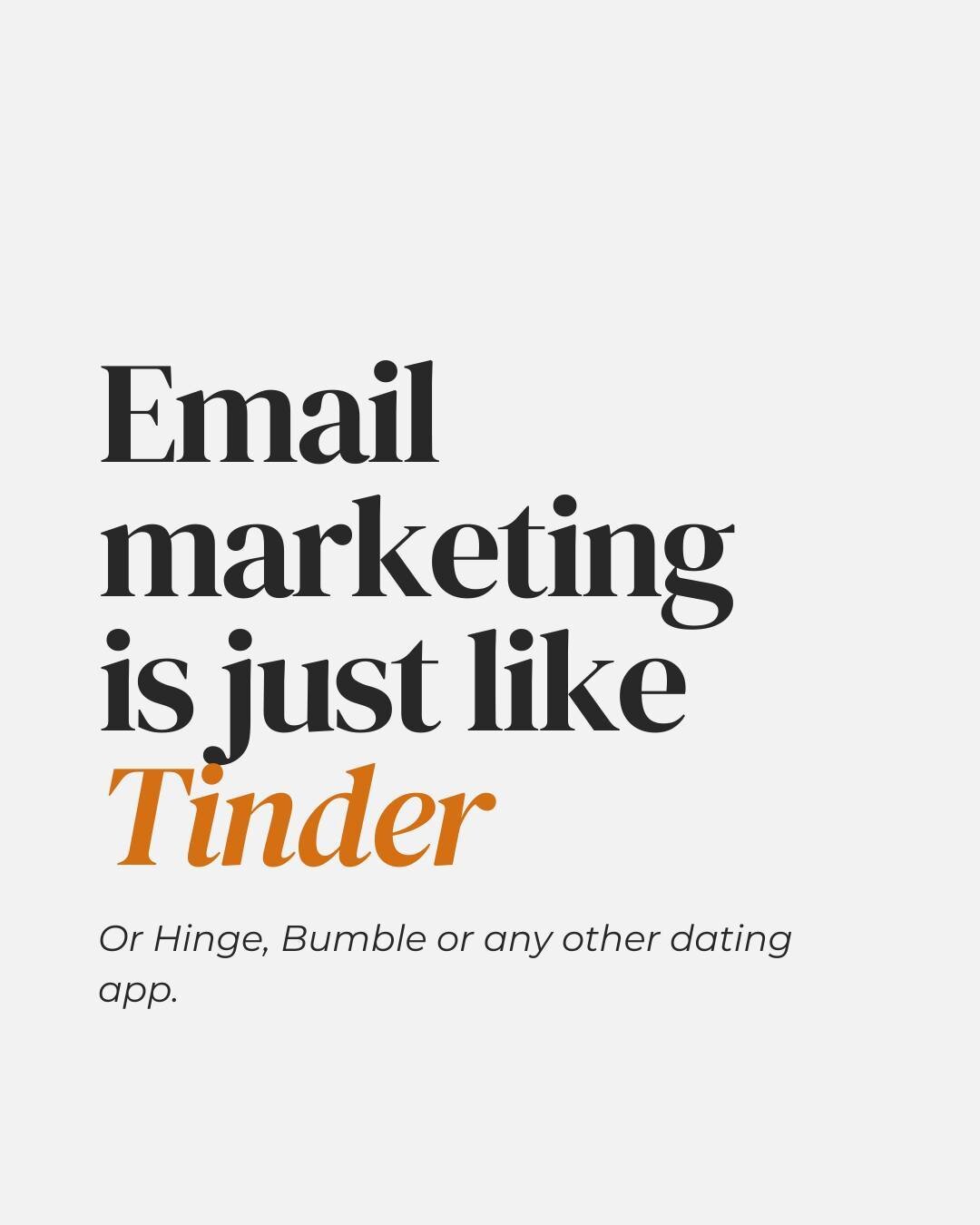 💌 Swipe Right for Email Success! 💕⁠
⁠
From crafting irresistible subject lines to creating compelling content, it's time to make your emails swipe-worthy. ⁠
⁠
Ready charm your audience and score those conversions?⁠
⁠
Tap the link in my bio to disco