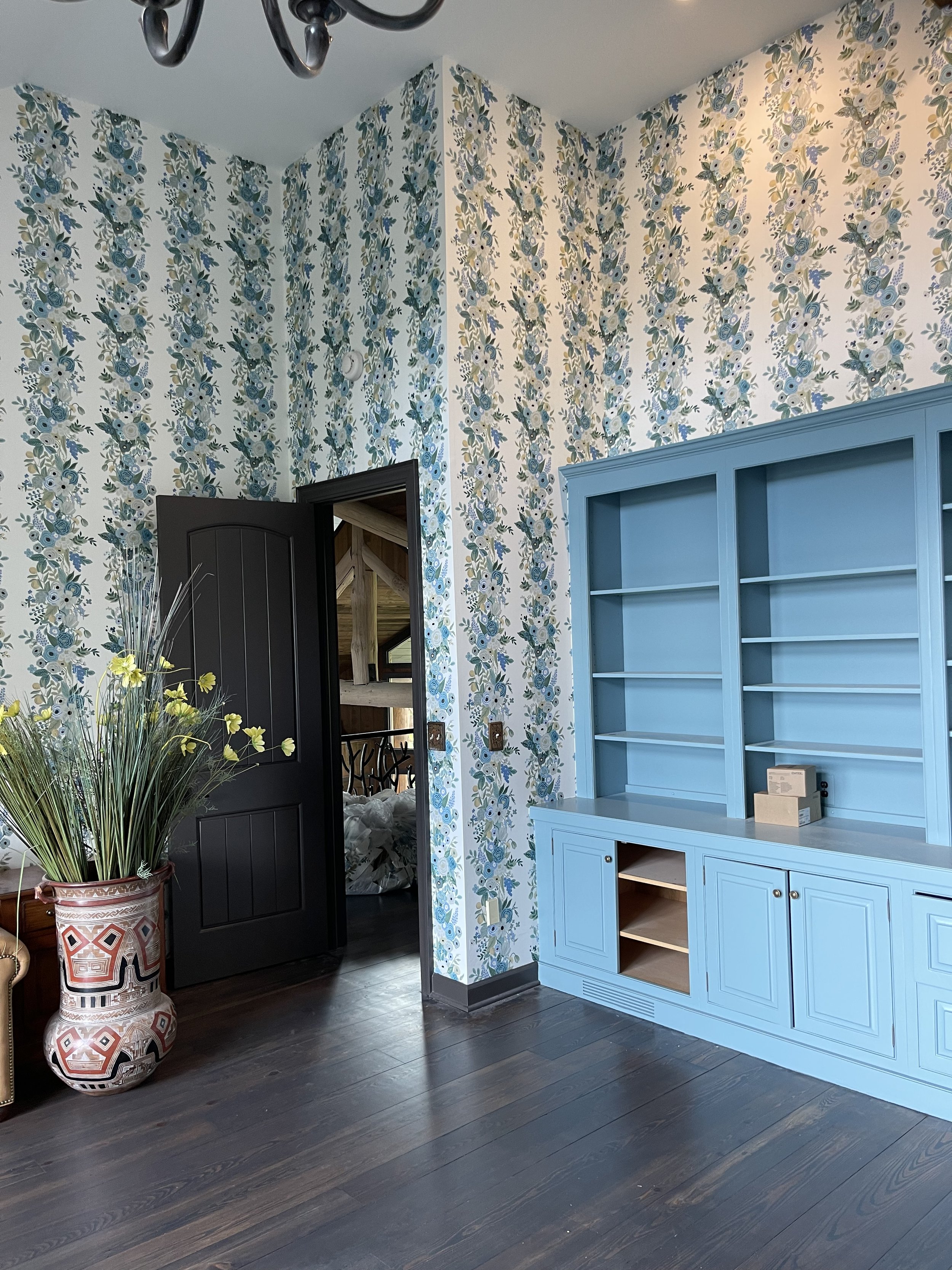 Large Office Wallpaper Installation in Flat Rock, North Carolina