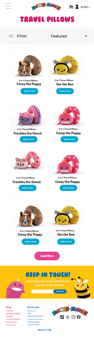 Mobile Product Page Example