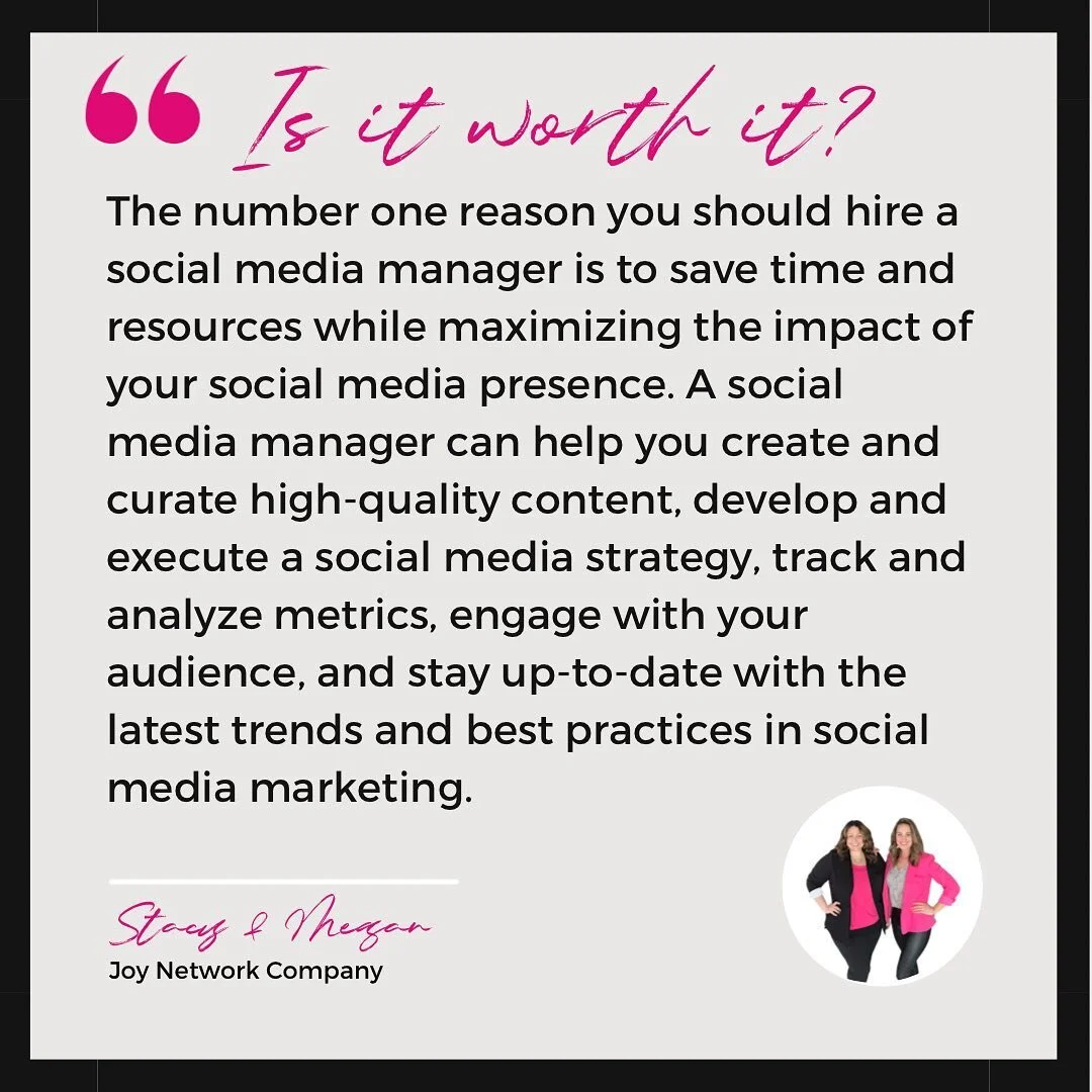 Using Social Media effectively takes time, skill, strategy &amp; patience. This can be a time suck in your business and take you away from the income generating tasks. #socialmediastrategytips #socialmedia #socialmediamanagment