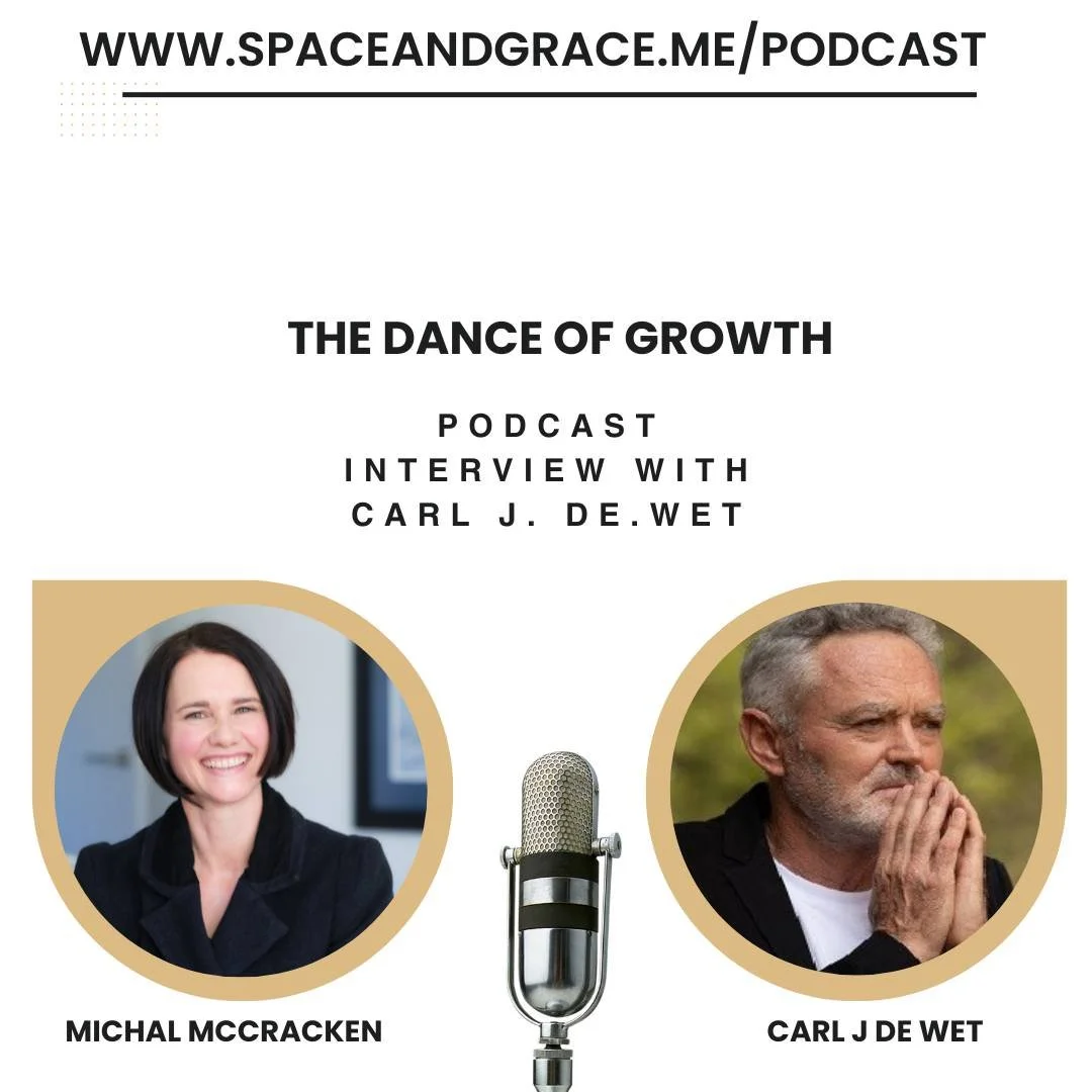 Feeling stuck or burnt out no matter how hard you push?

On the latest episode of the Space and Grace Podcast, I chat with Carl J de Wet about a softer, wiser way forward&mdash;one that taps into the power of your unconscious mind, honors your unique