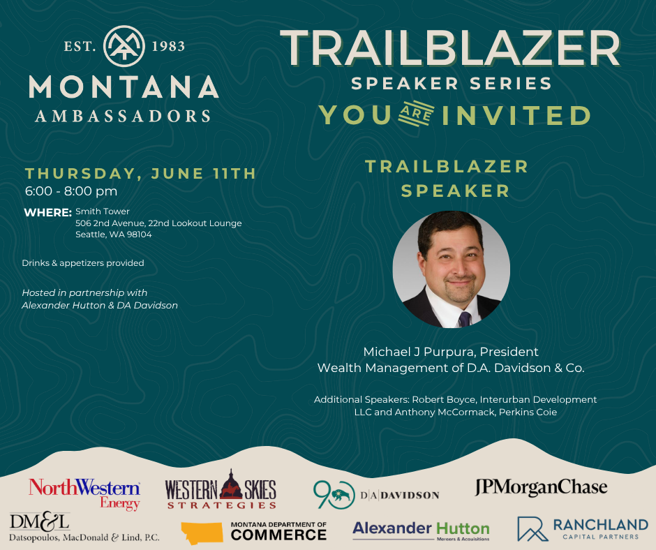 Montana Ambassadors Seattle Speaker Series: Montana and the Redomiciling Wave