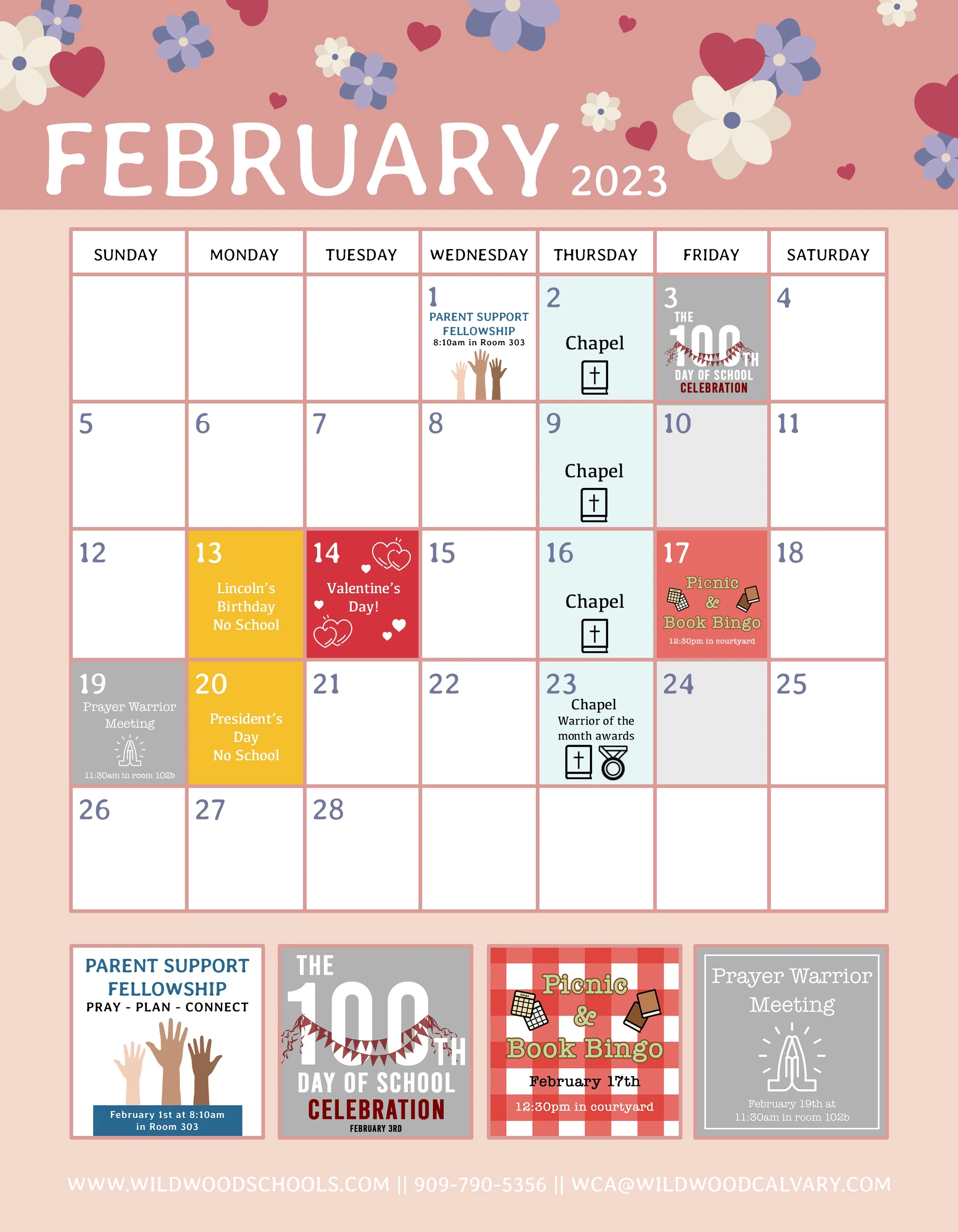 Calendars — Wildwood Christian Academy