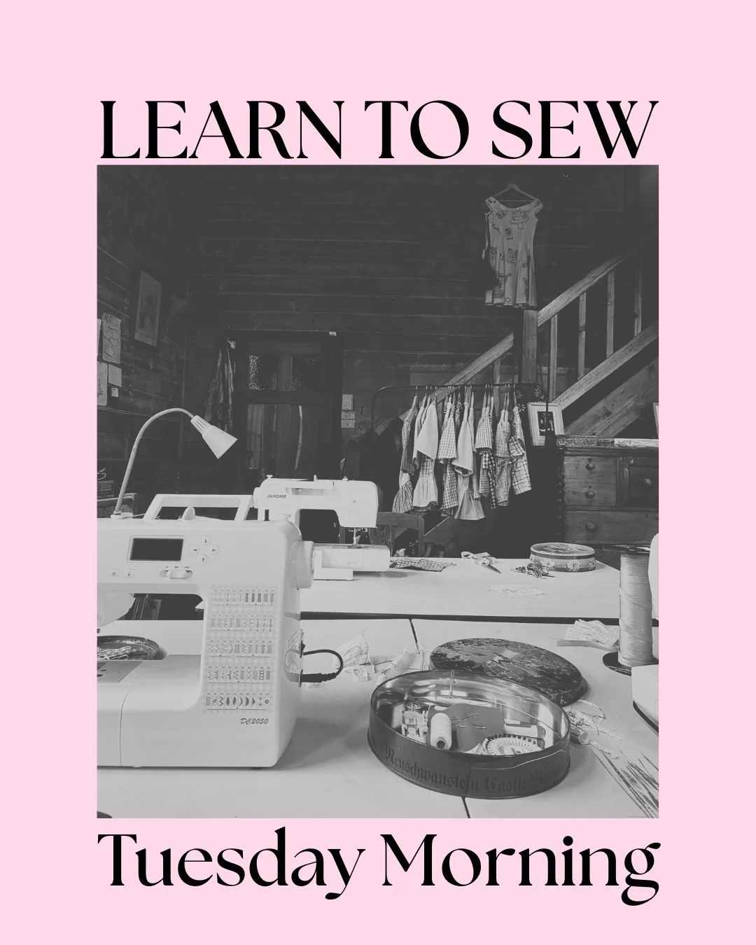 Tuesday Morning - 6 Week Sewing School - Starts October 20