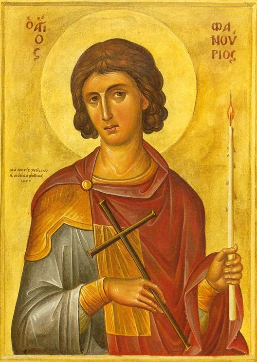 Saint Fanourios the Great Martyr & Newly Appeared of Rhodes