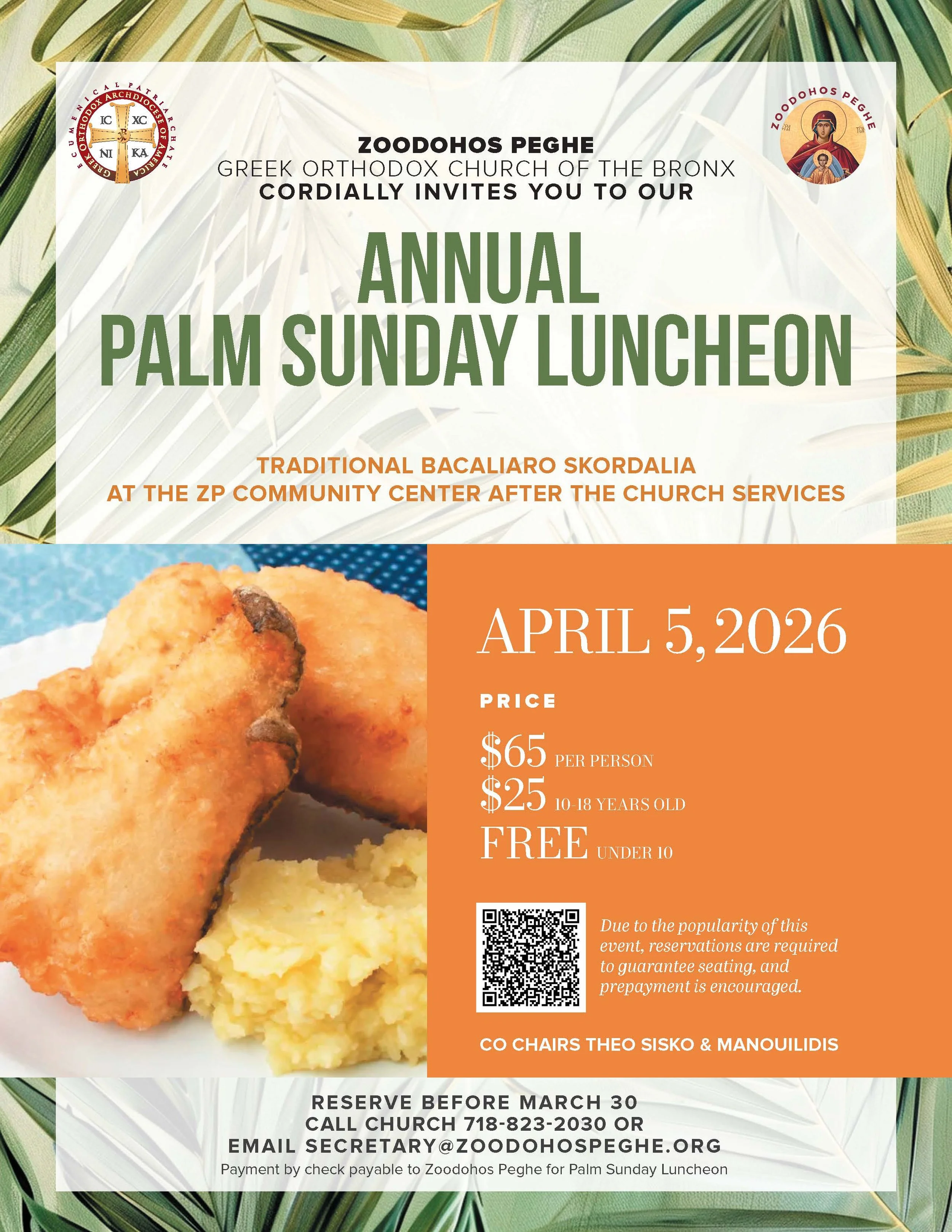 Annual Palm Sunday Luncheon