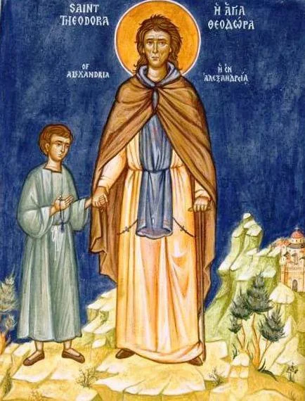 Saint Theodora of Alexandria  Saint Euphrosynus the Cook 