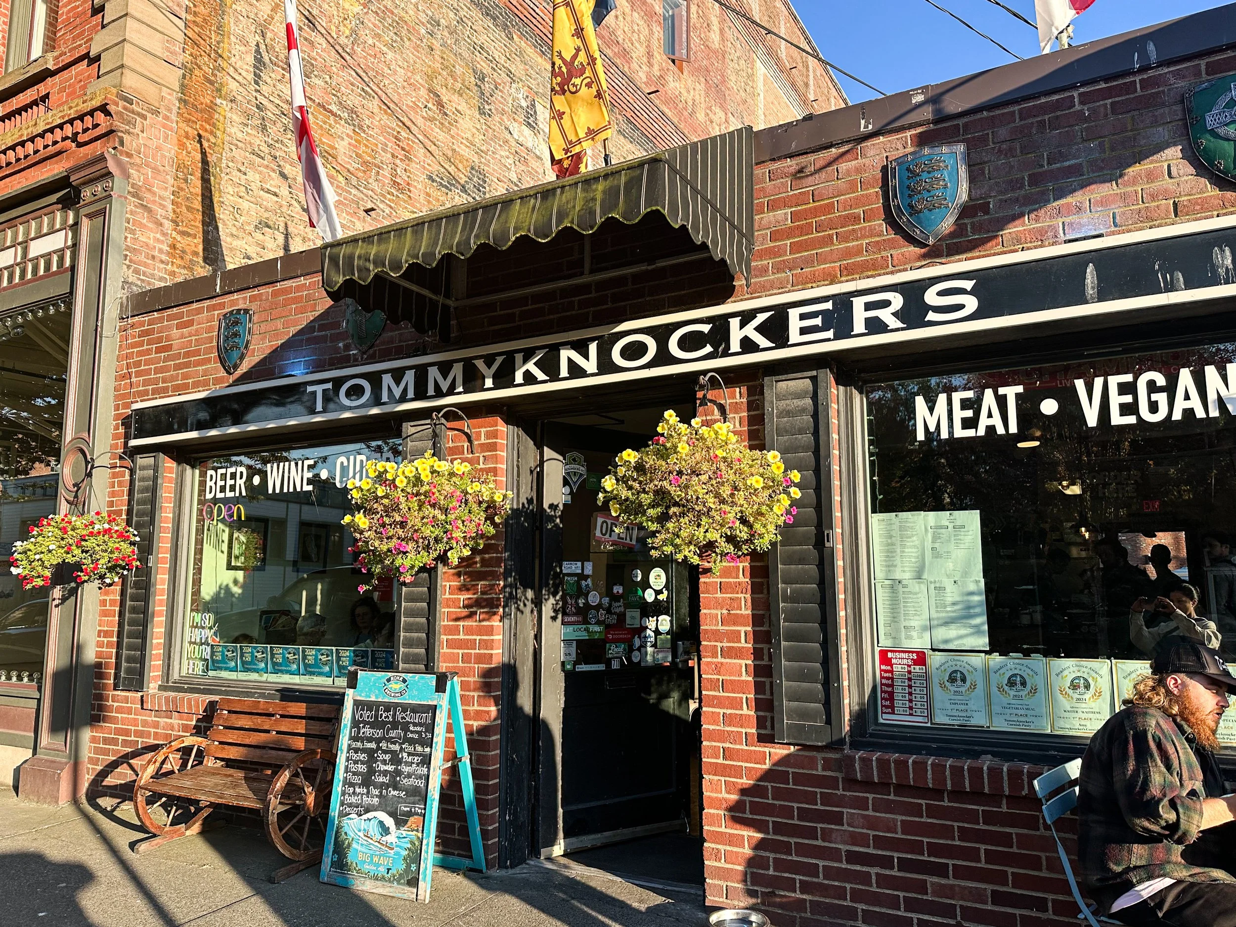 Outside of Tommyknocker's Cornish Pasty